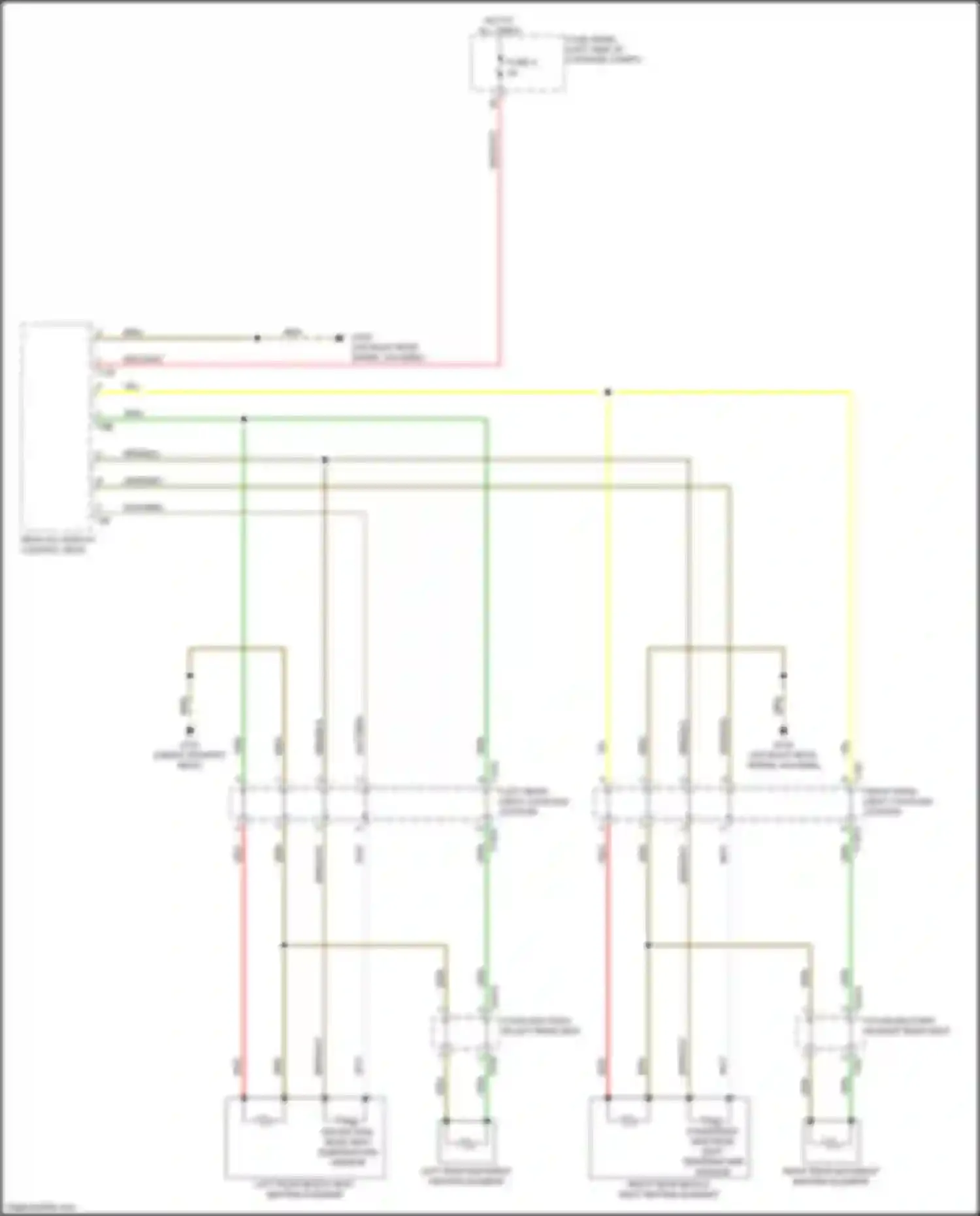 Wiring diagram fuse panel j for Audi S6 C8 (2019-2024) (8 of 8)