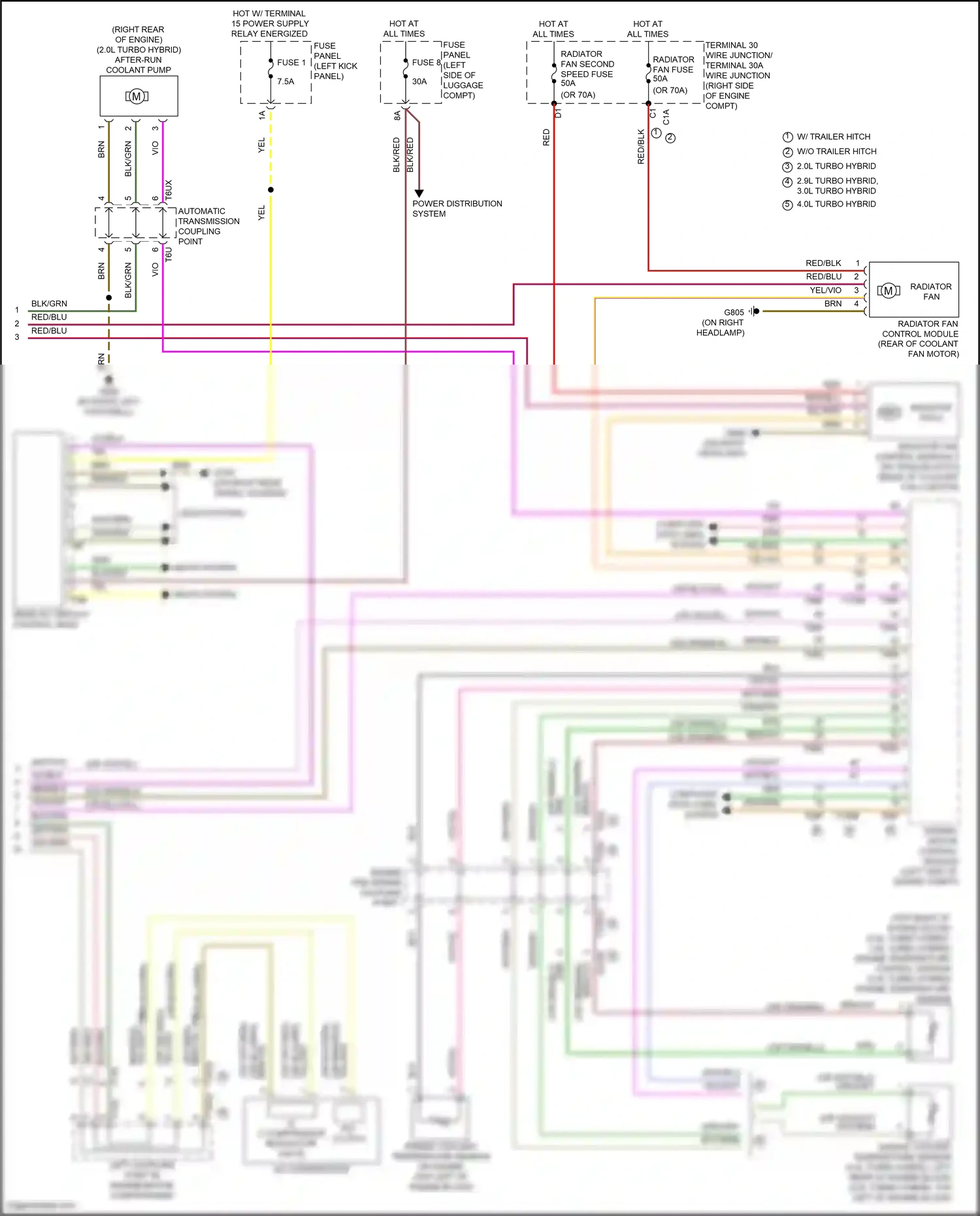 Audi S6 C8 (2019-2024) grn/red wiring diagram  (1 of 22)