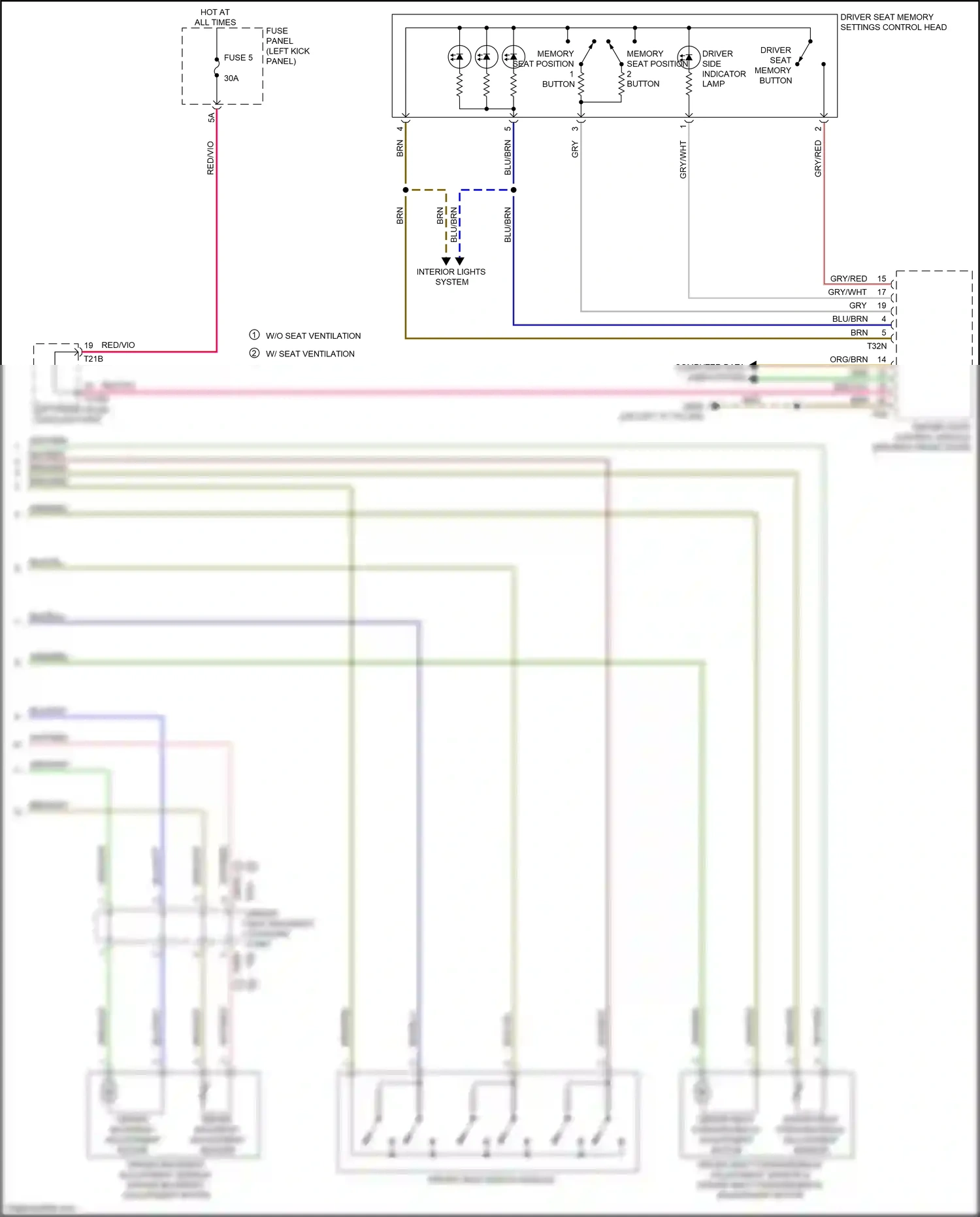 Audi S6 C8 (2019-2024) gry/grn wiring diagram  (11 of 41)