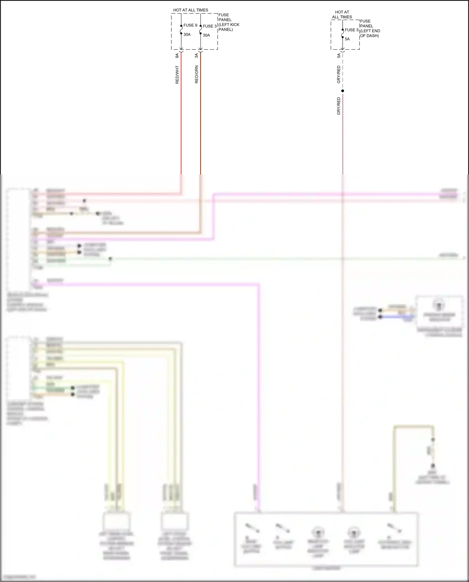 Audi S6 C8 (2019-2024) instrument cluster control module wiring diagram  (23 of 34)