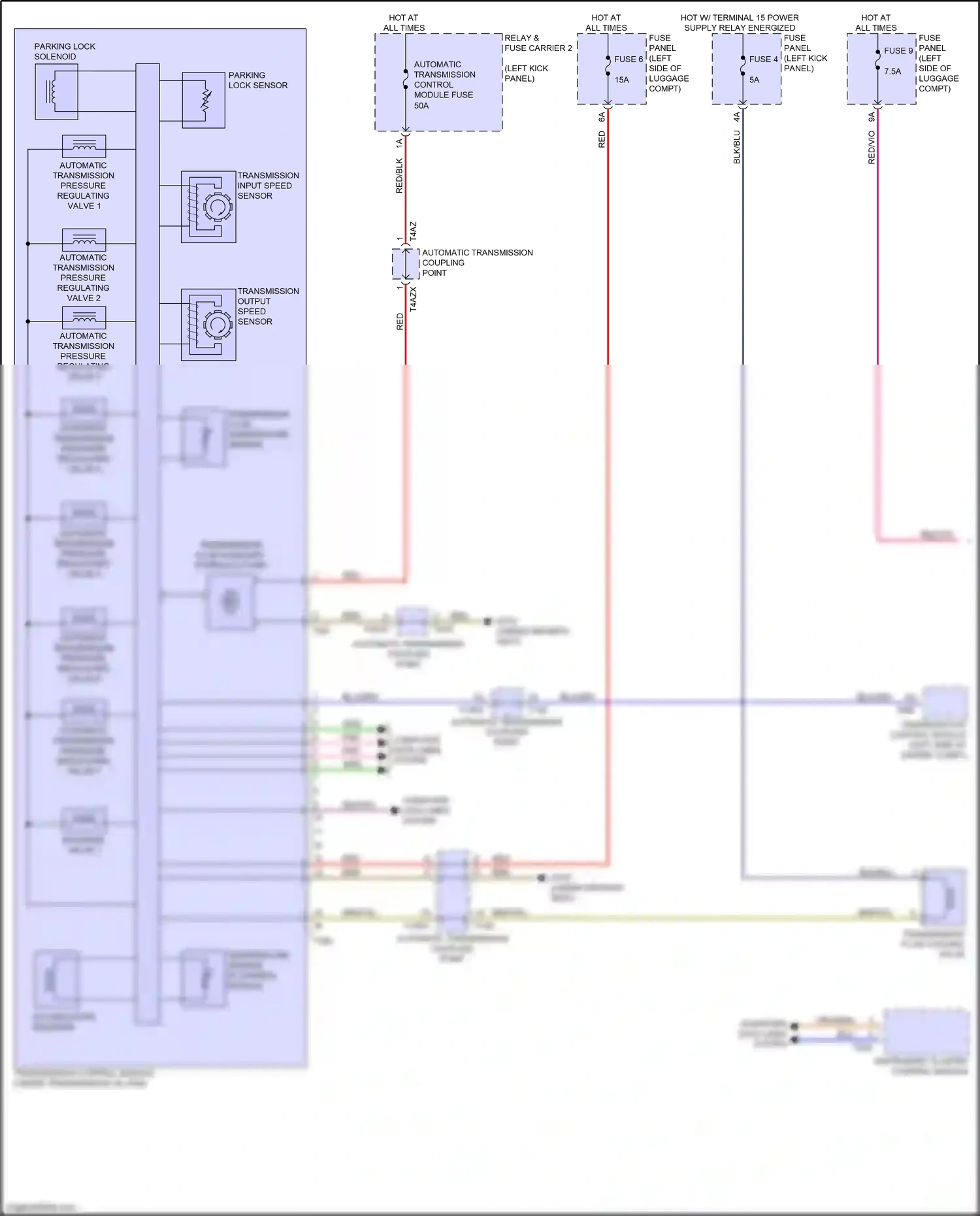 Audi S6 C8 (2019-2024) instrument cluster control module wiring diagram  (1 of 34)