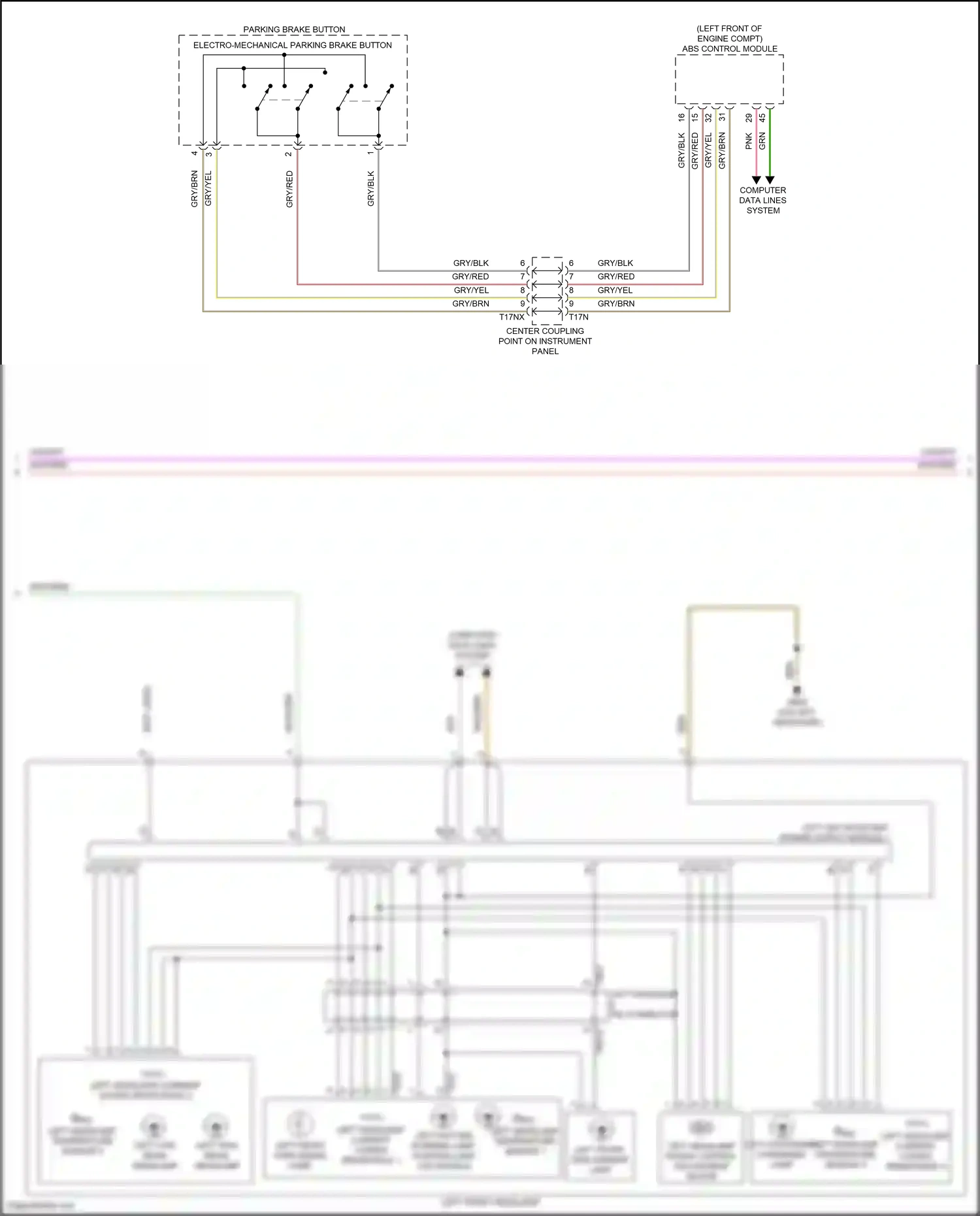 Audi S6 C8 (2019-2024) left led headlamp power output module 1 wiring diagram  (6 of 6)