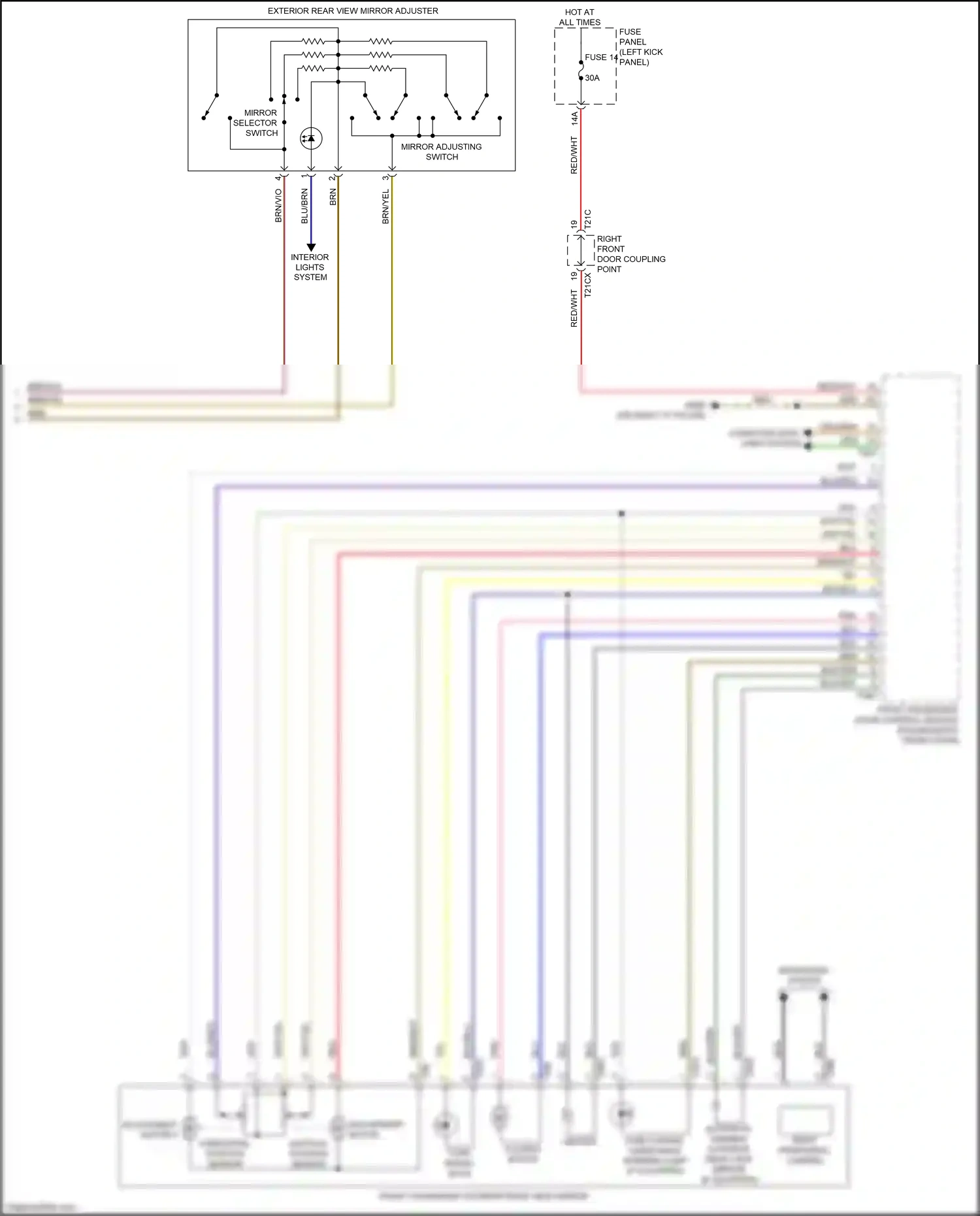 Audi S6 C8 (2019-2024) navigation system wiring diagram  (3 of 11)