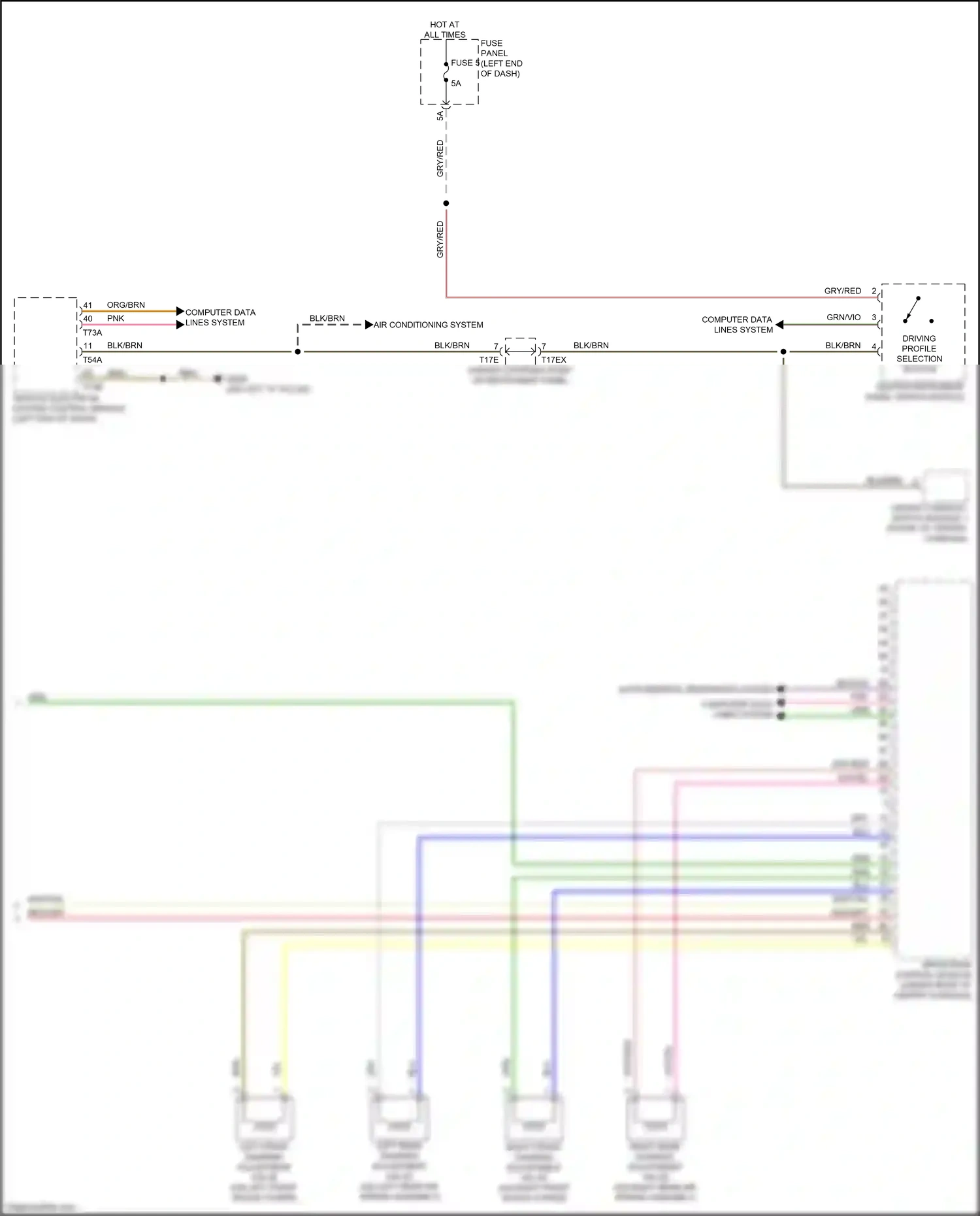 Audi S6 C8 (2019-2024) org/brn wiring diagram  (112 of 143)