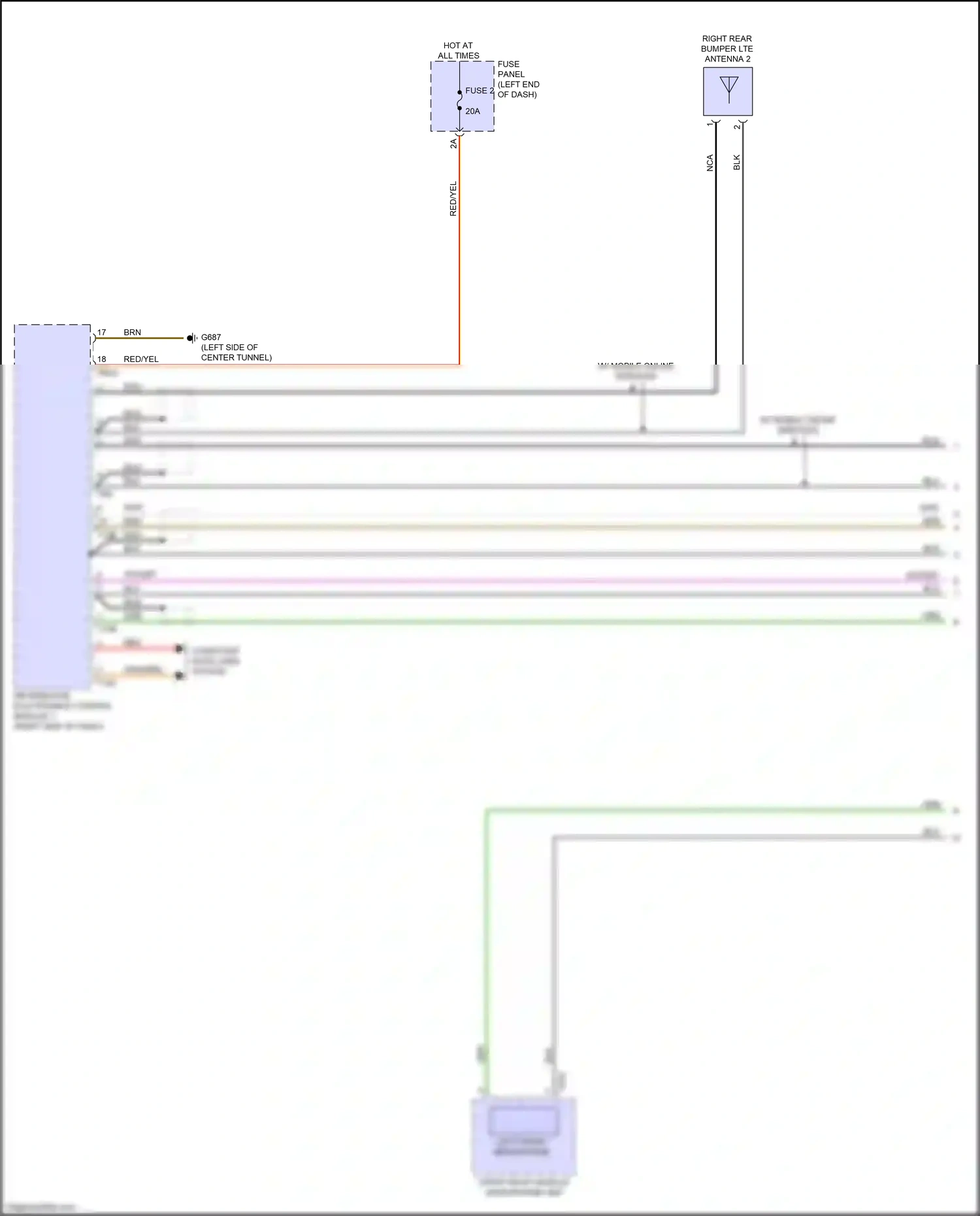 Audi S6 C8 (2019-2024) org/brn wiring diagram  (13 of 143)