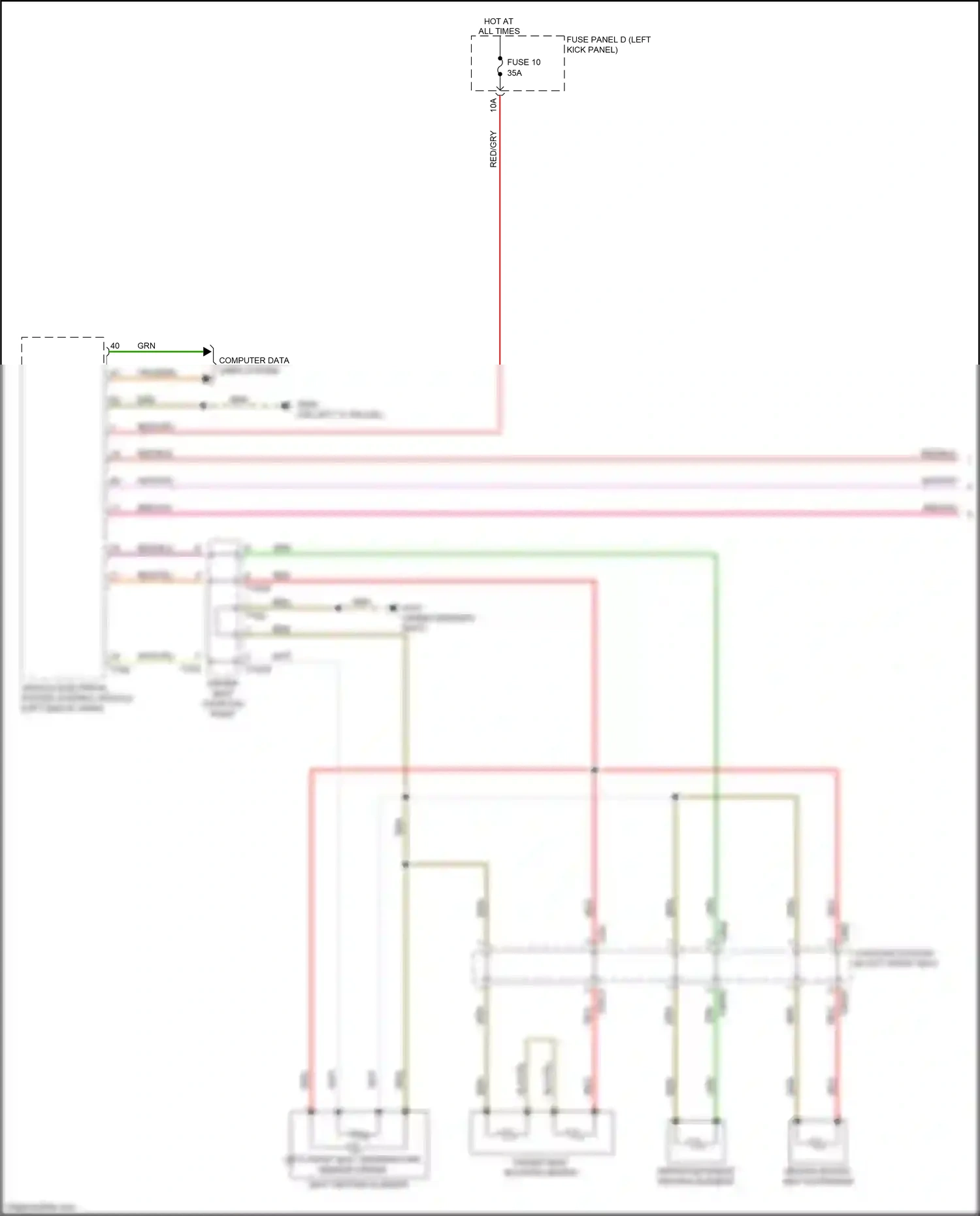 Audi S6 C8 (2019-2024) org/brn wiring diagram  (14 of 143)