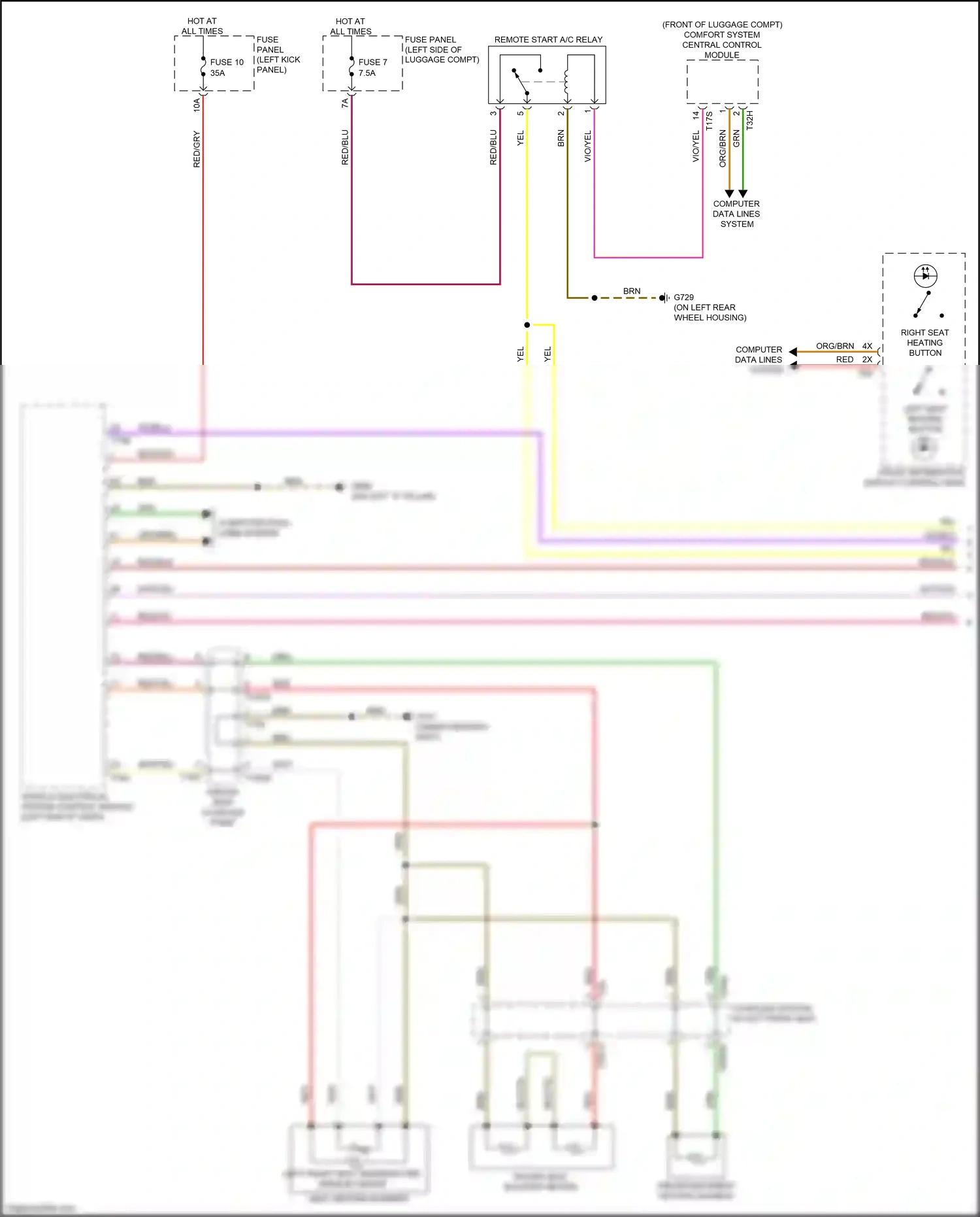 Audi S6 C8 (2019-2024) org/brn wiring diagram  (17 of 143)