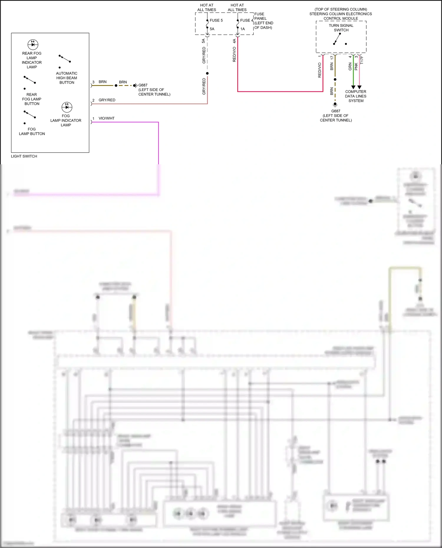 Audi S6 C8 (2019-2024) org/brn wiring diagram  (64 of 143)