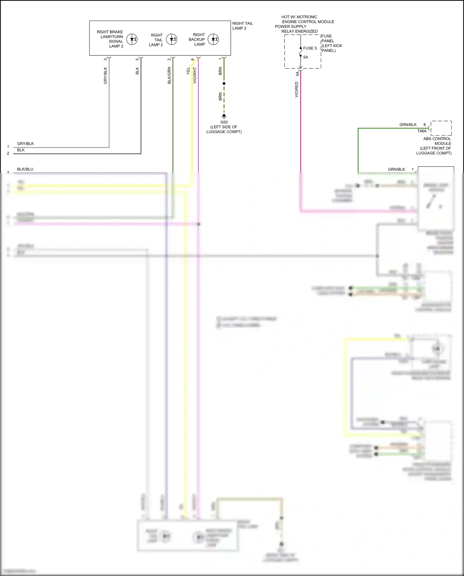 Audi S6 C8 (2019-2024) org/brn wiring diagram  (55 of 143)