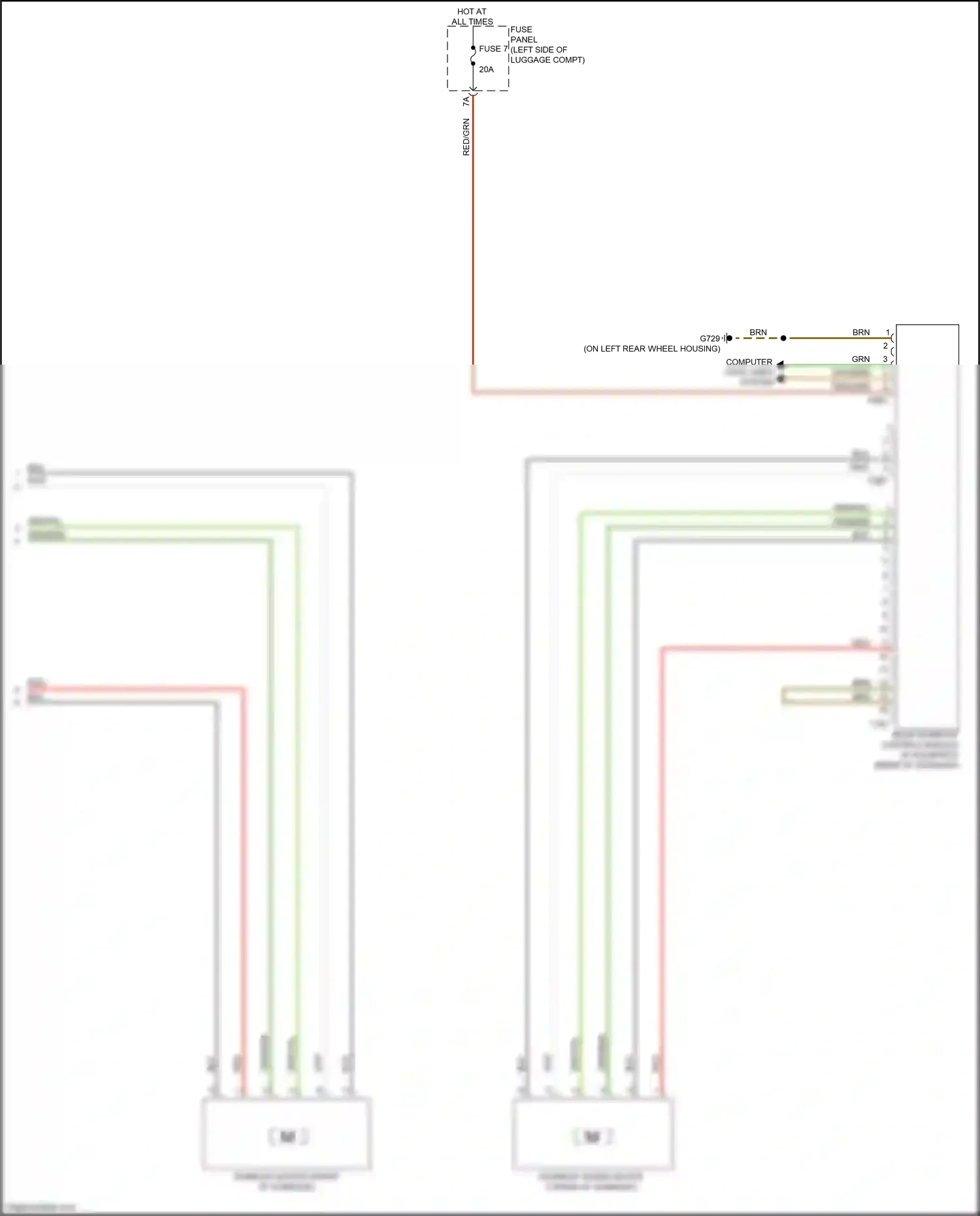 Audi S6 C8 (2019-2024) org/brn wiring diagram  (90 of 143)