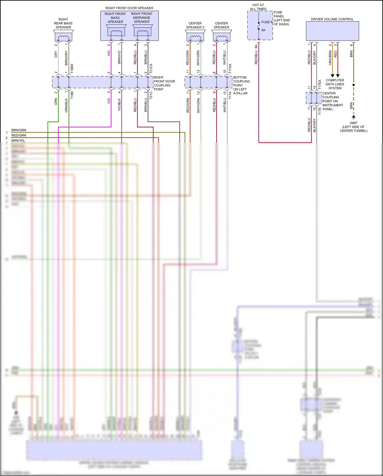 Audi S6 C8 (2019-2024) red wiring diagram  (37 of 108)