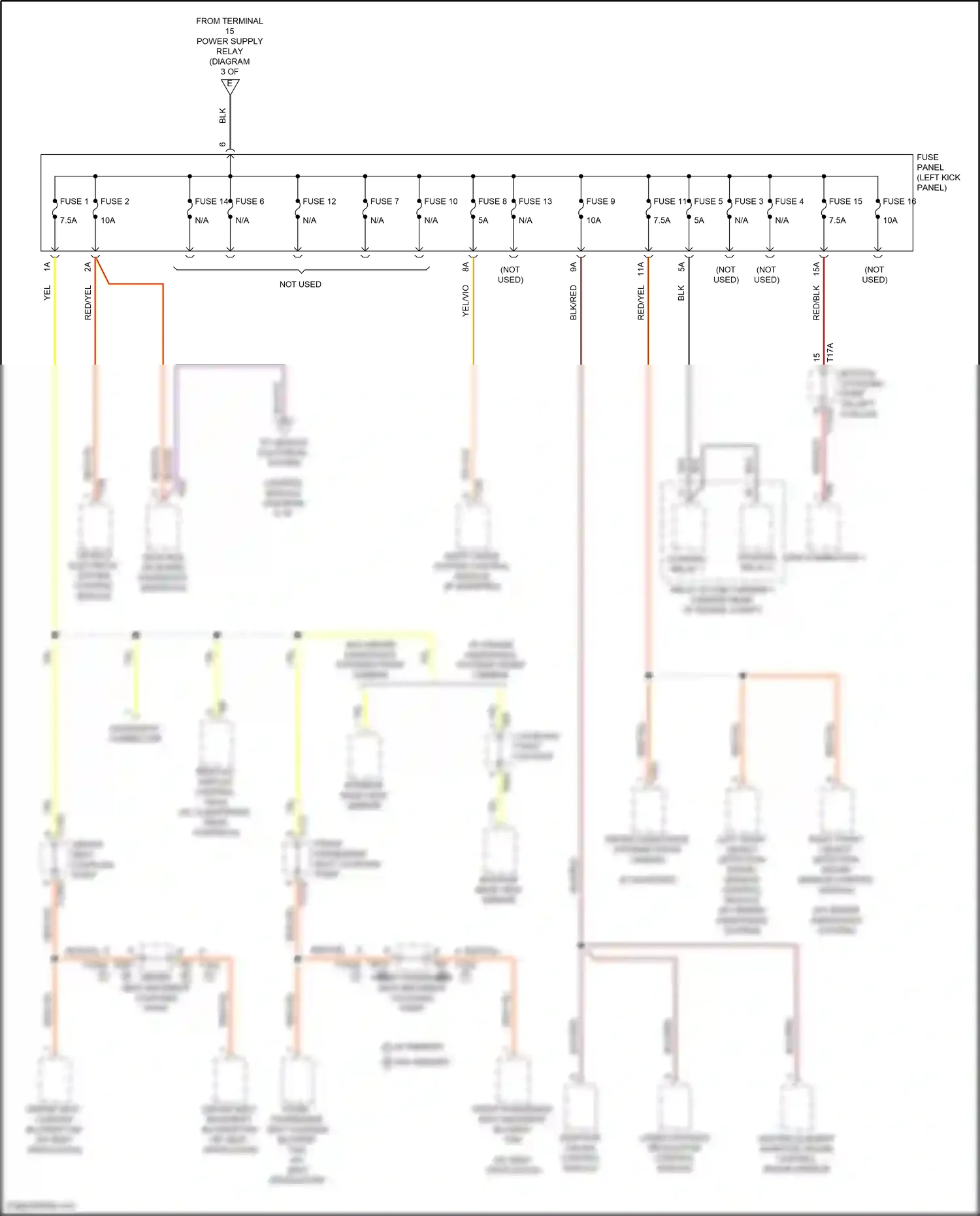 Audi S6 C8 (2019-2024) red/blk wiring diagram  (35 of 65)