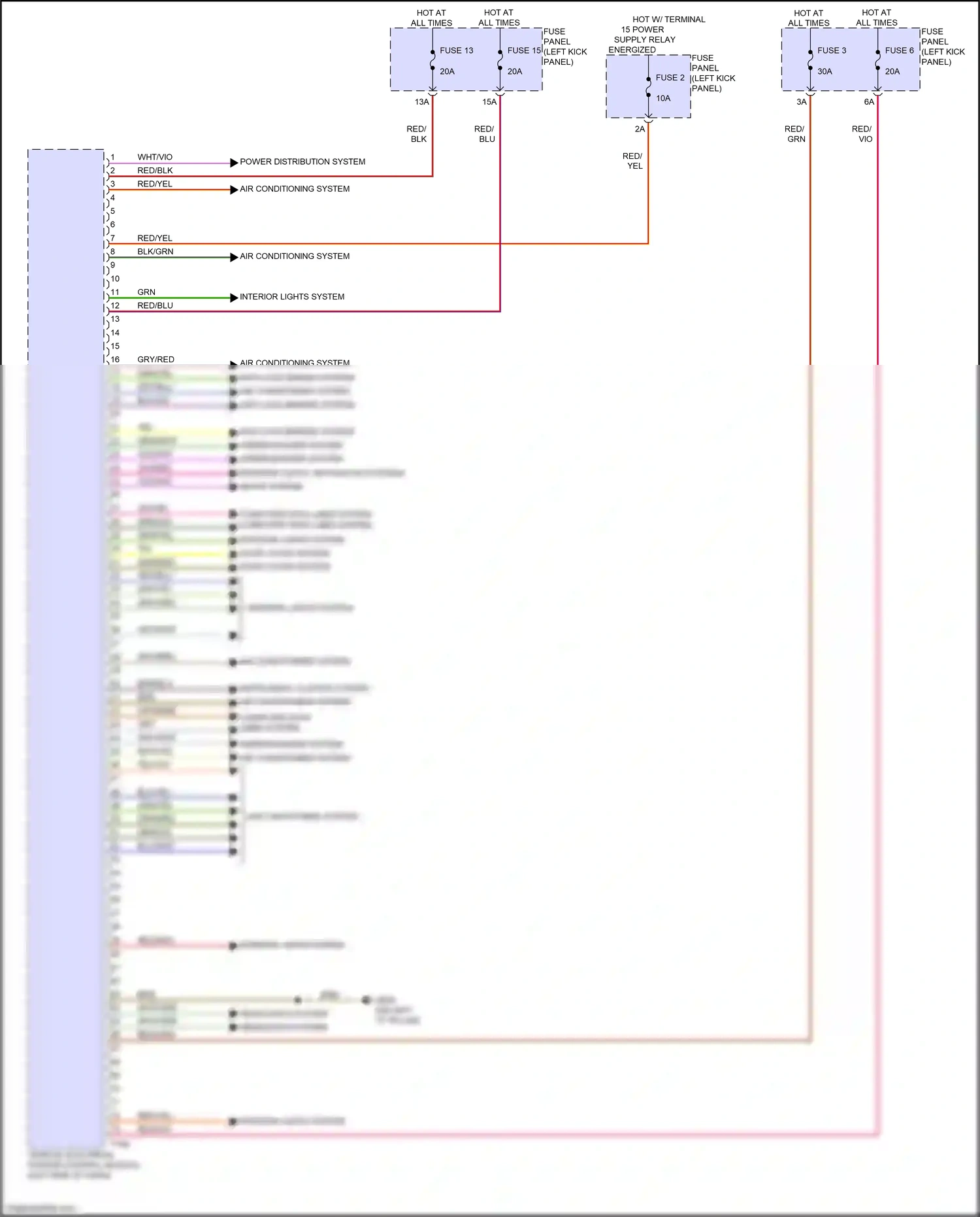 Audi S6 C8 (2019-2024) red/grn wiring diagram  (20 of 46)