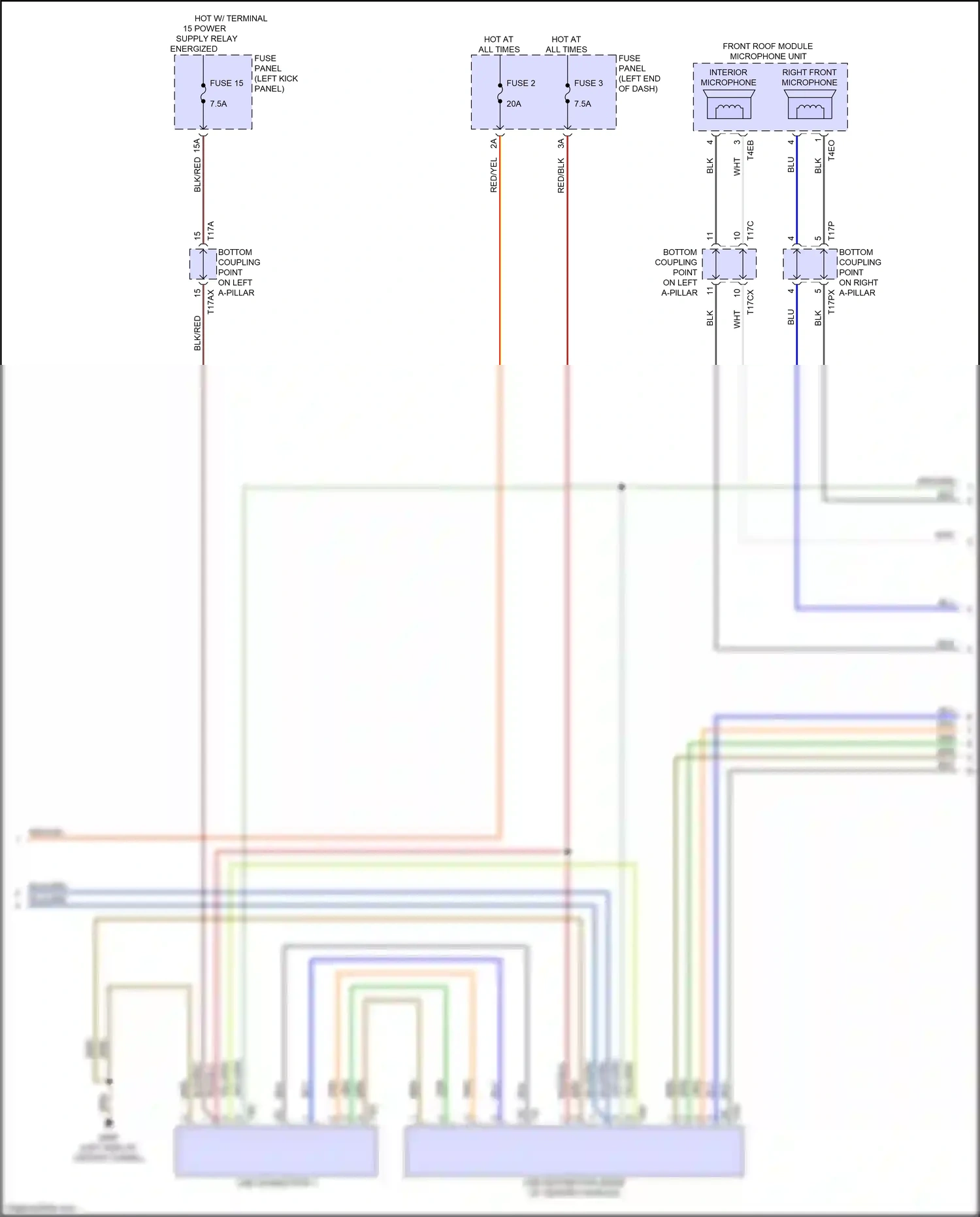 Audi S6 C8 (2019-2024) red/yel wiring diagram  (73 of 98)