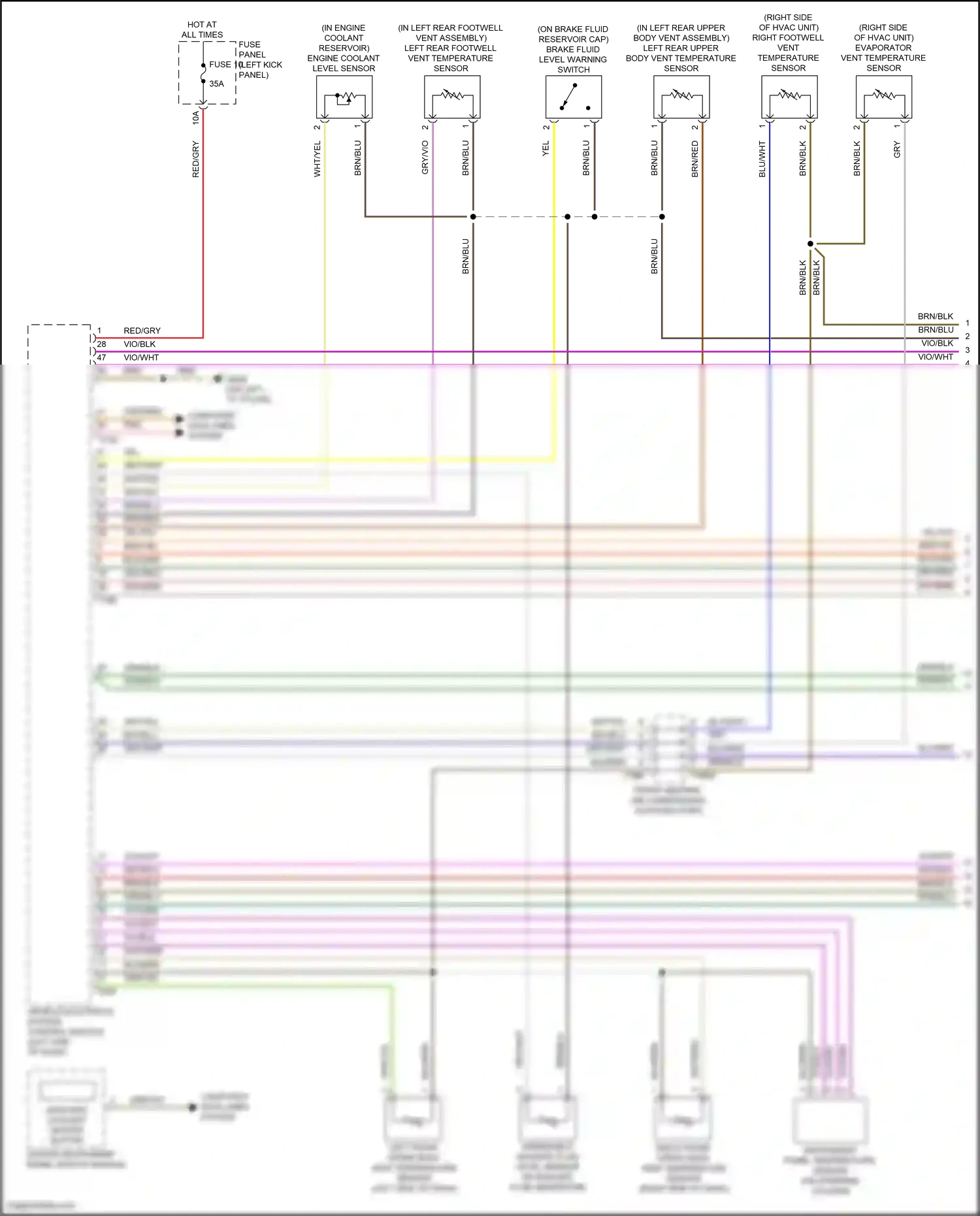 Audi S6 C8 (2019-2024) red/yel wiring diagram  (21 of 98)