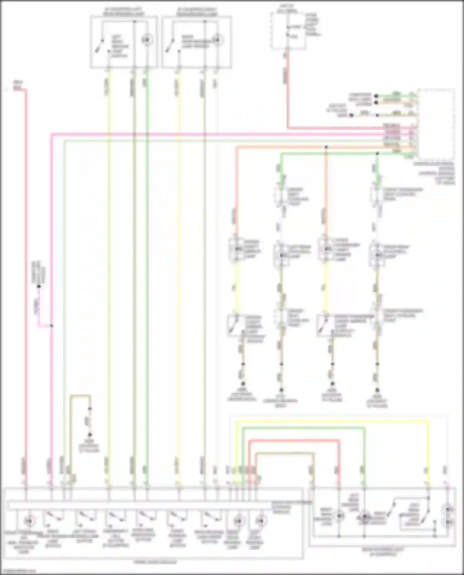 Wiring diagram roof electronics control module for Audi S6 C8 (2019-2024) (1 of 1)