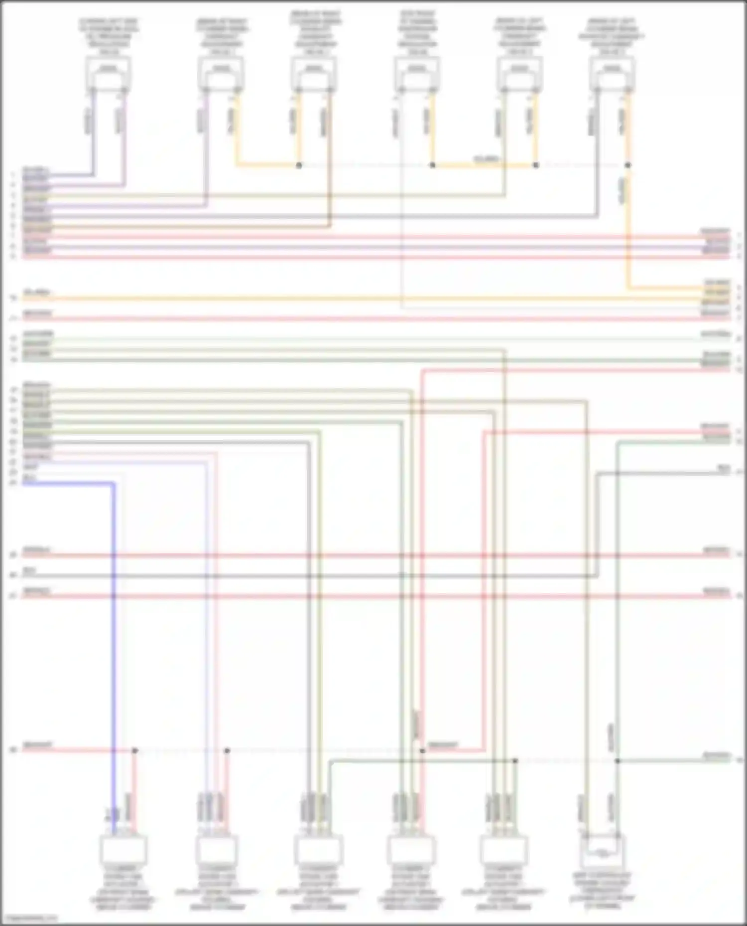 Wiring diagram wastegate bypass regulator valve for Audi S6 C8 (2019-2024) (2 of 2)