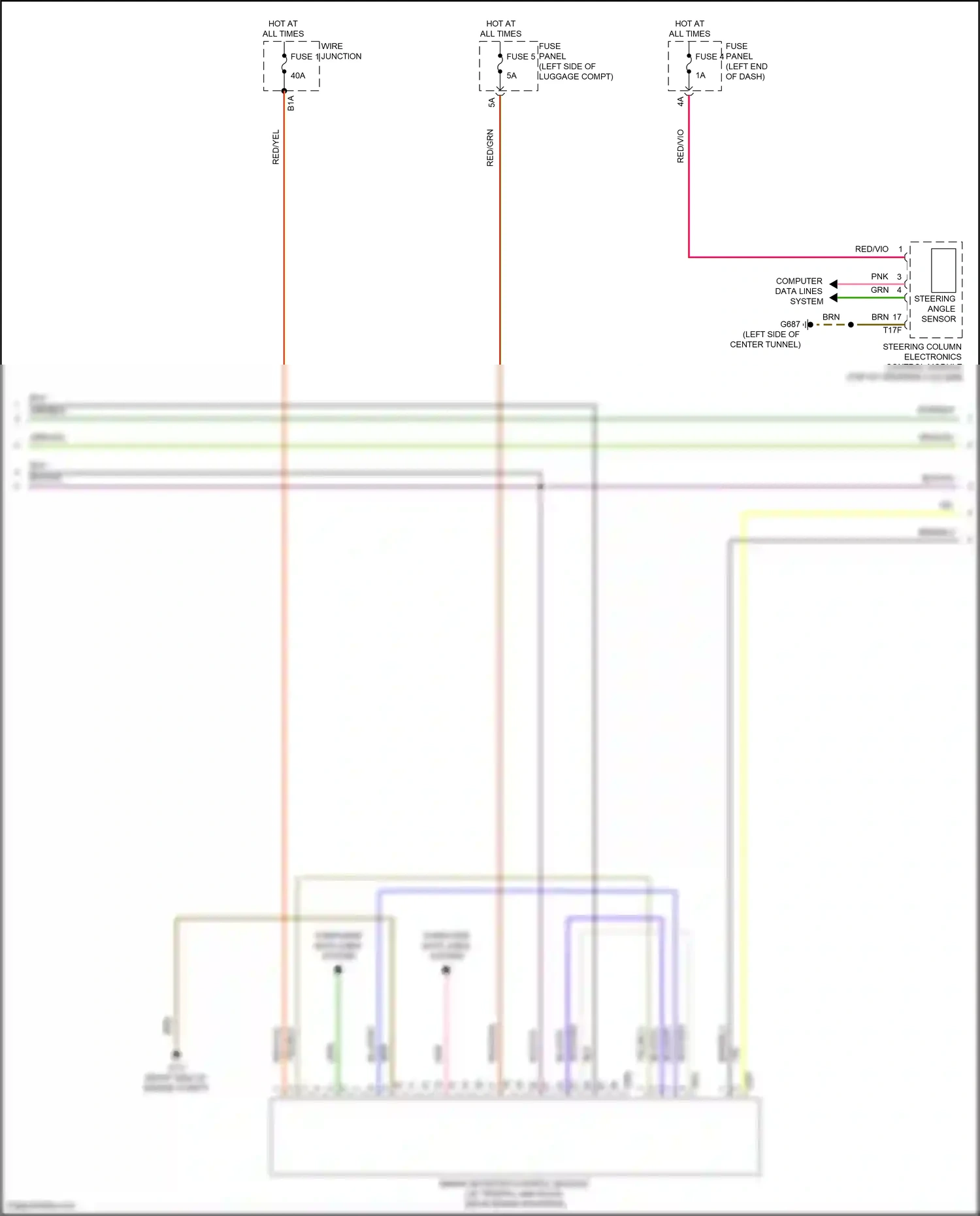 Audi S6 C8 (2019-2024) yel wiring diagram  (62 of 72)
