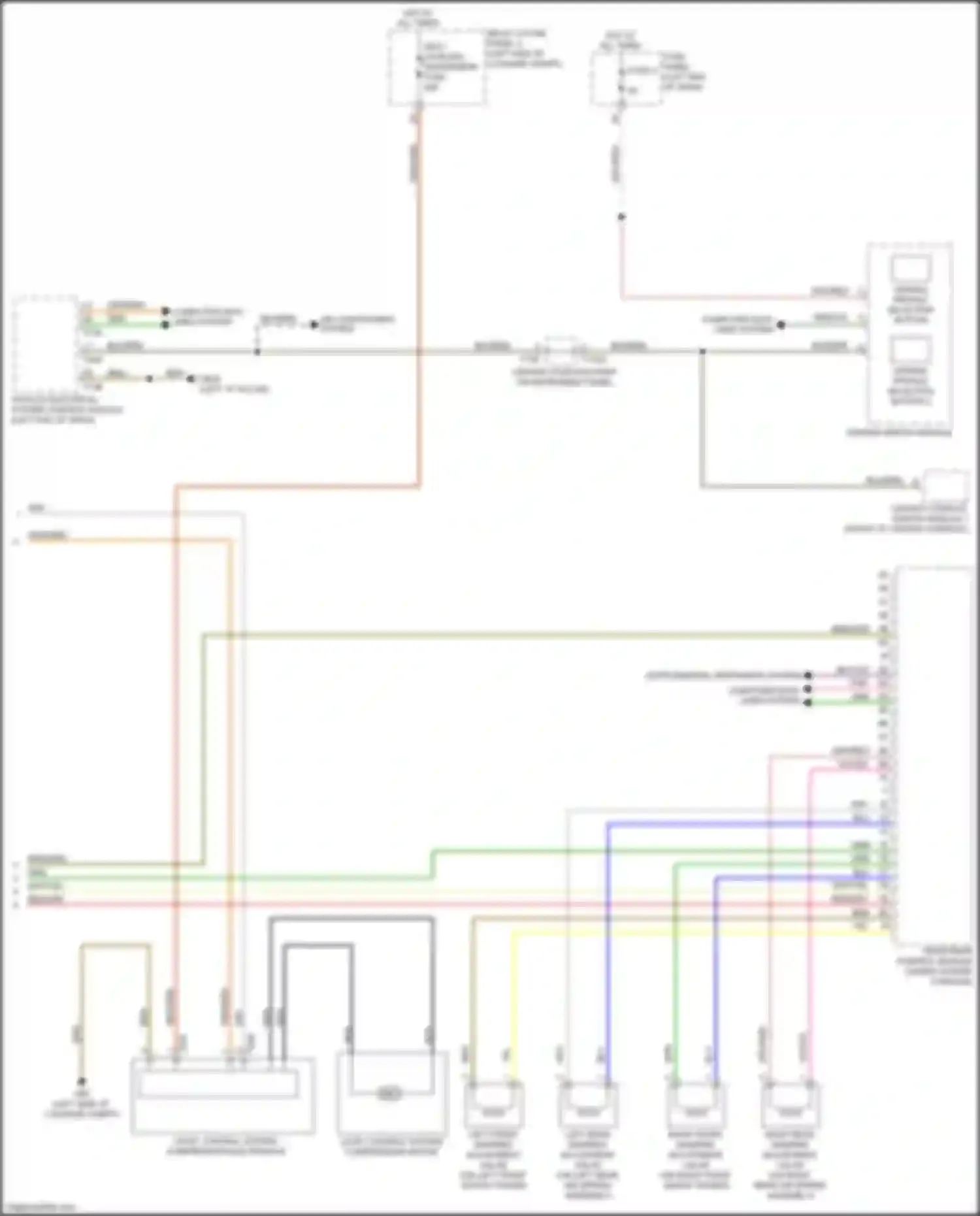 S7 Audi 4K (2019-2024): Electronic suspension circuit (2 of 2)