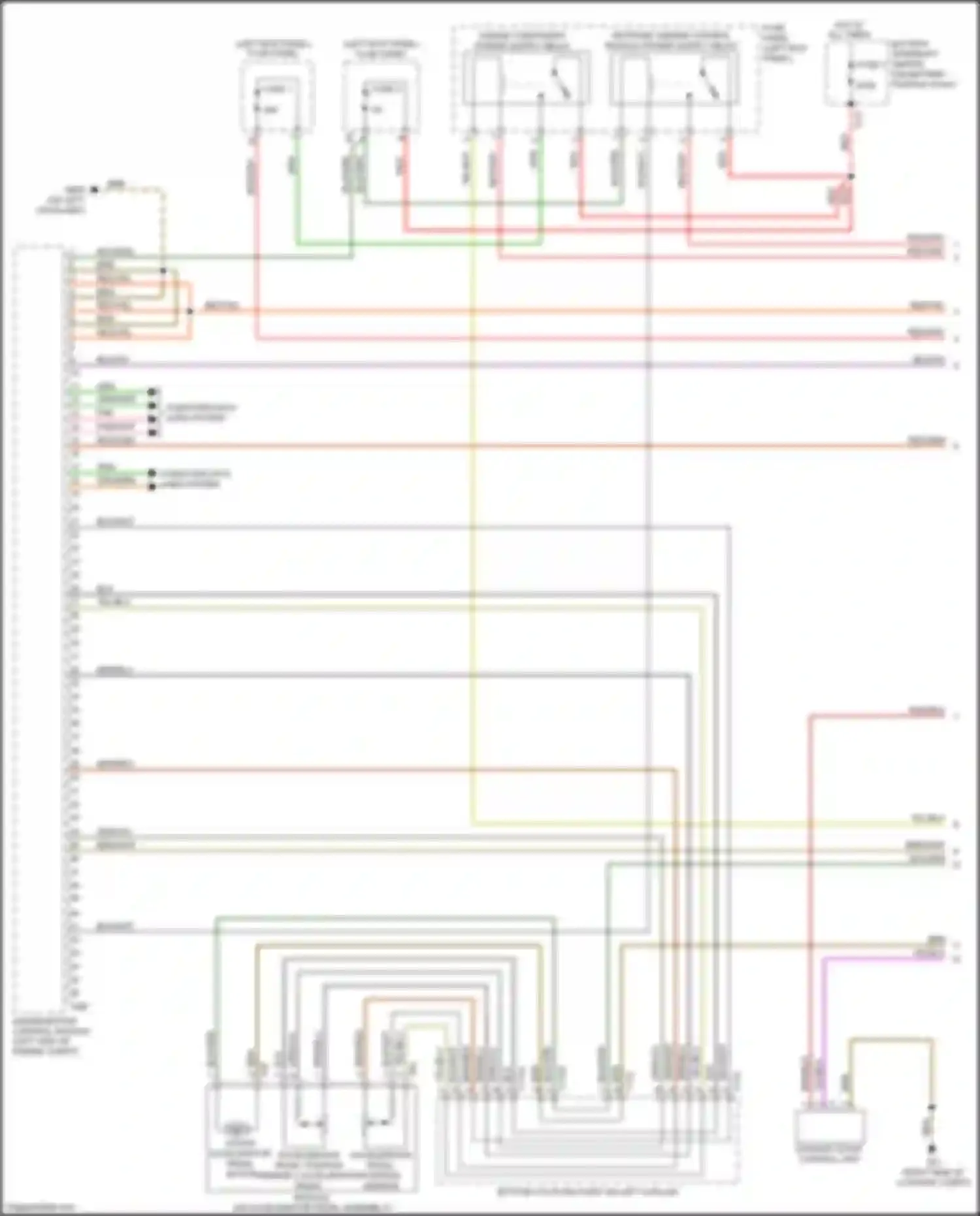 S7 Audi 4K (2019-2024): Wiring diagram engine performance 2.9l turbo, engine controls circuit (1 of 10)