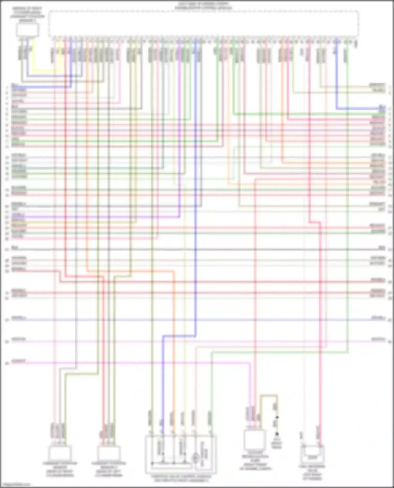 S7 Audi 4K (2019-2024): Wiring diagram engine performance 2.9l turbo, engine controls circuit (7 of 10)