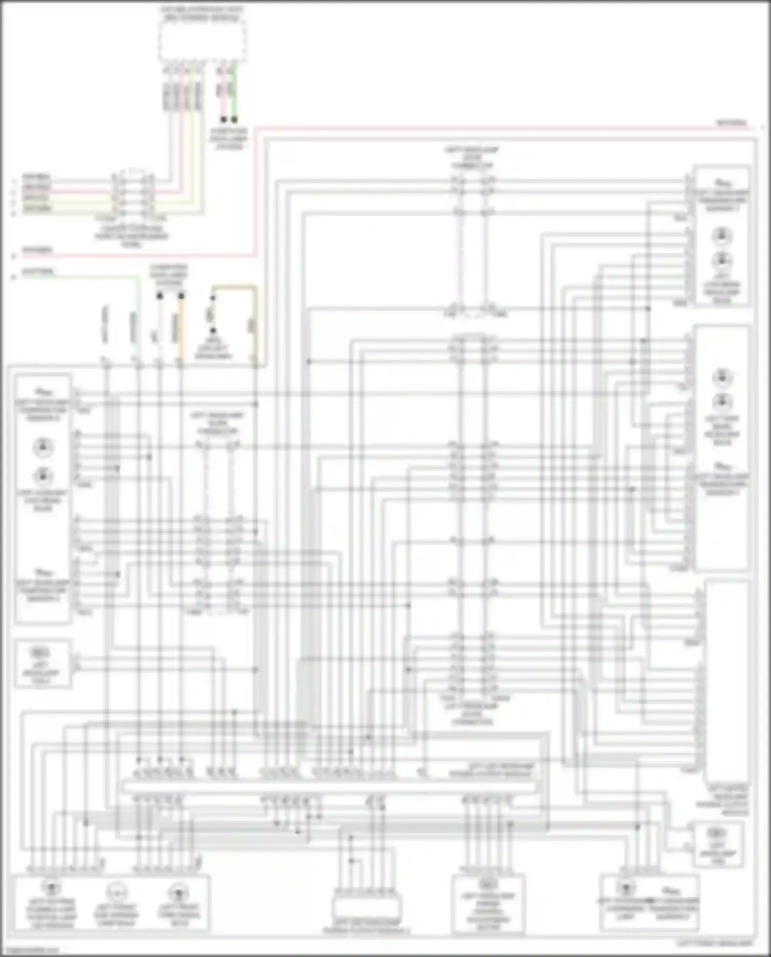 S7 Audi 4K (2019-2024): Headlights circuit, w/o multiple matrix beam w/ additional laser high beam (2 of 3)