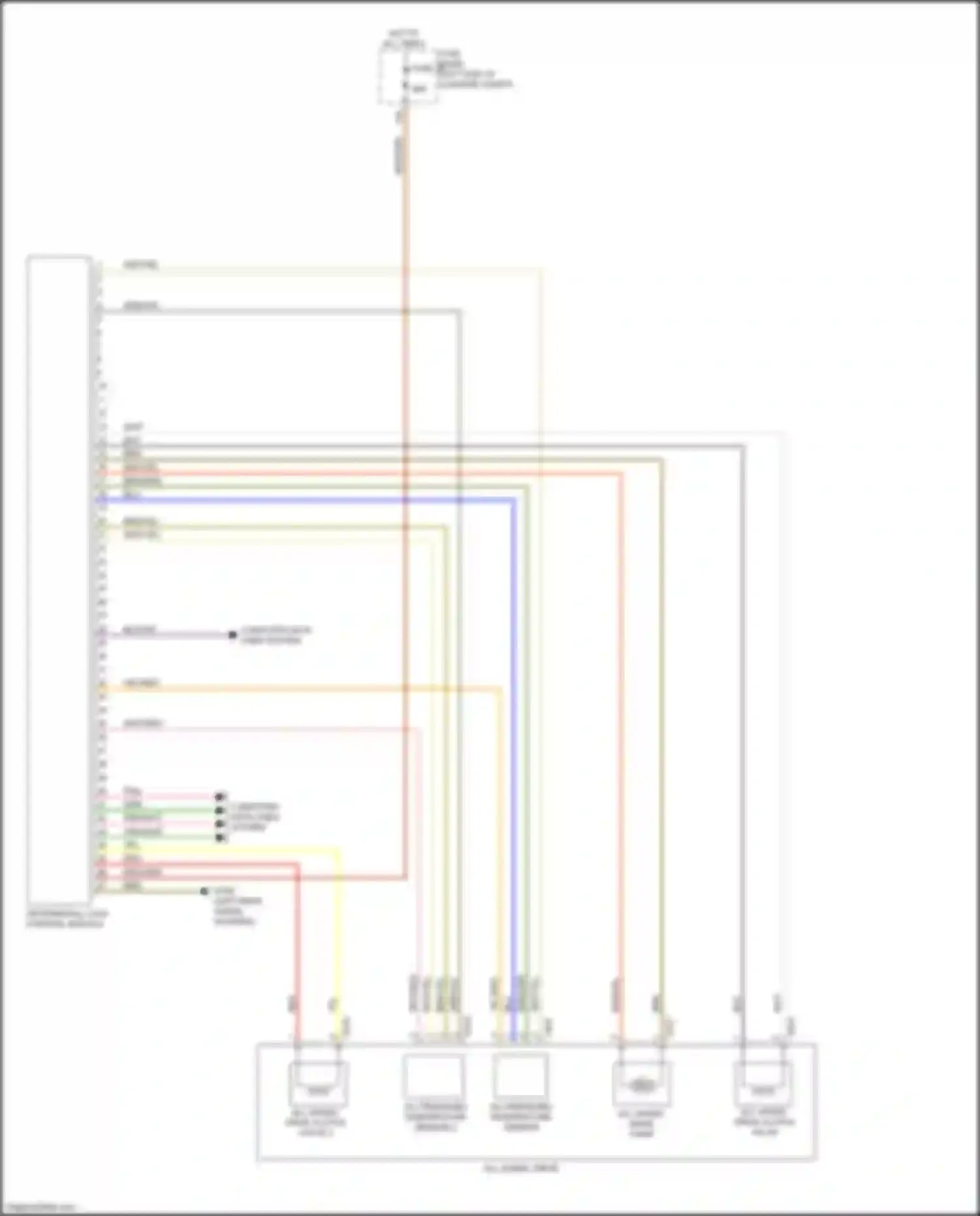 Wiring diagram computer data lines system for Audi S7 4K (2019-2024) (85 of 140)