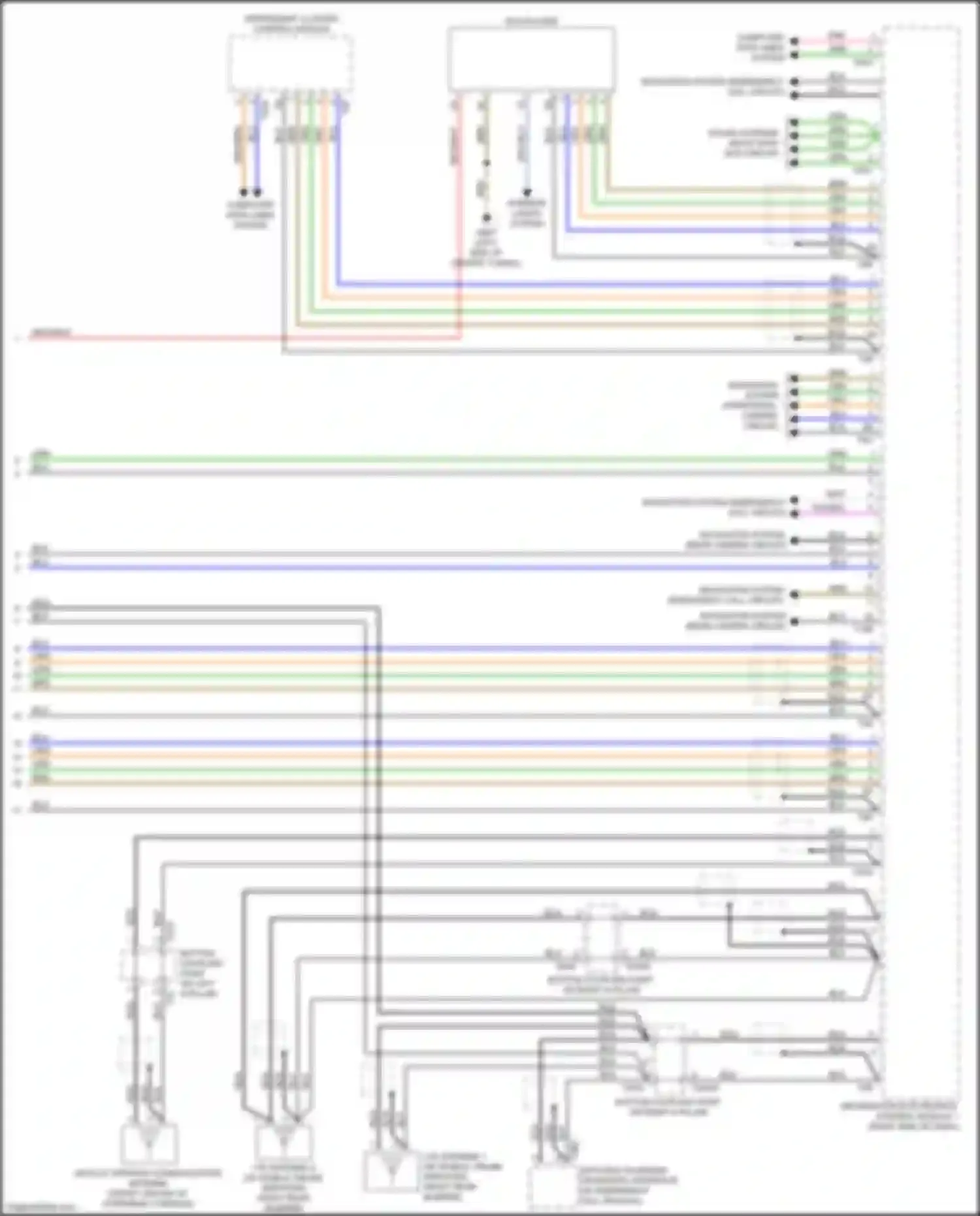 Wiring diagram computer data lines system for Audi S7 4K (2019-2024) (4 of 140)