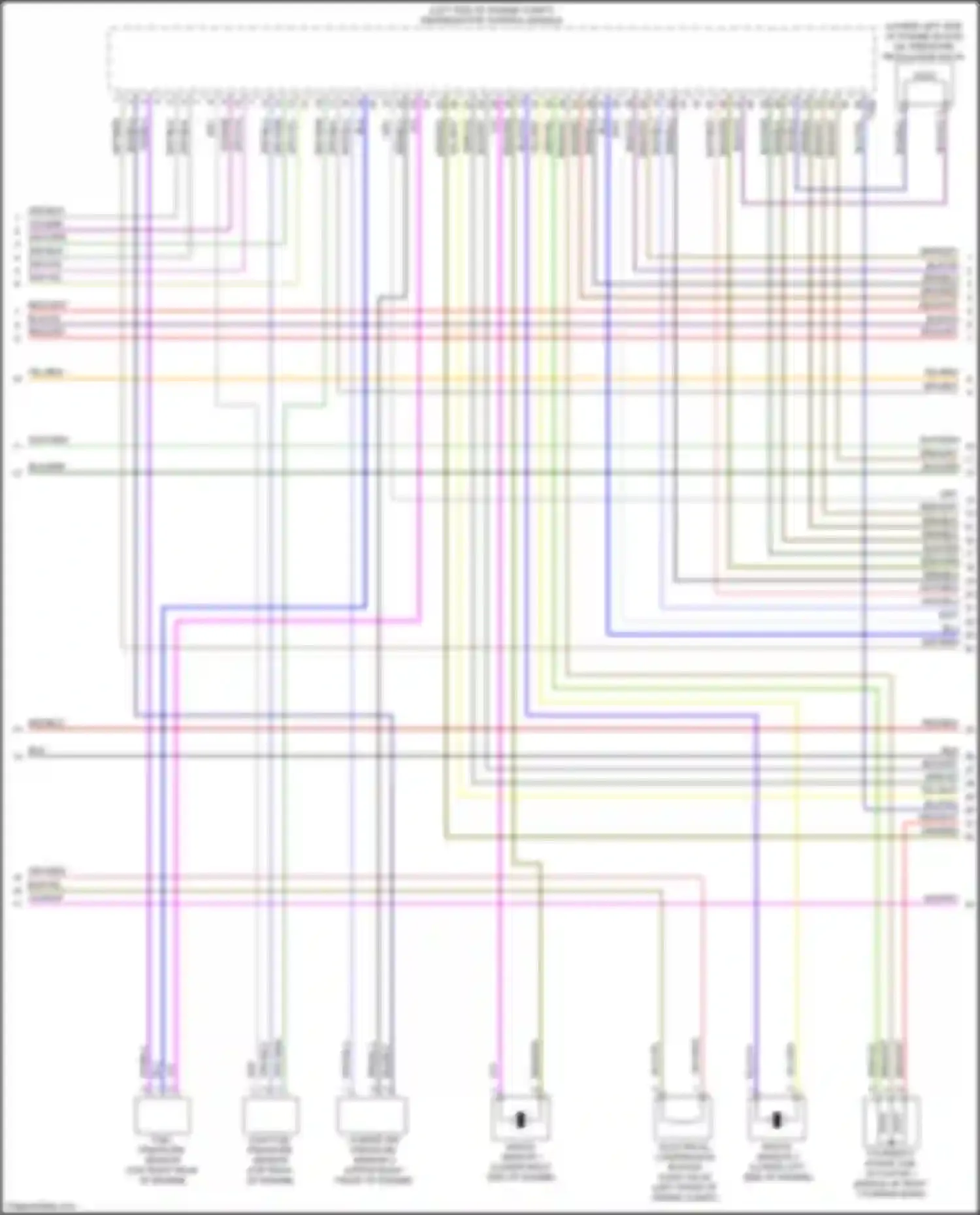 Wiring diagram fuel pressure sensor for Audi S7 4K (2019-2024) (1 of 1)
