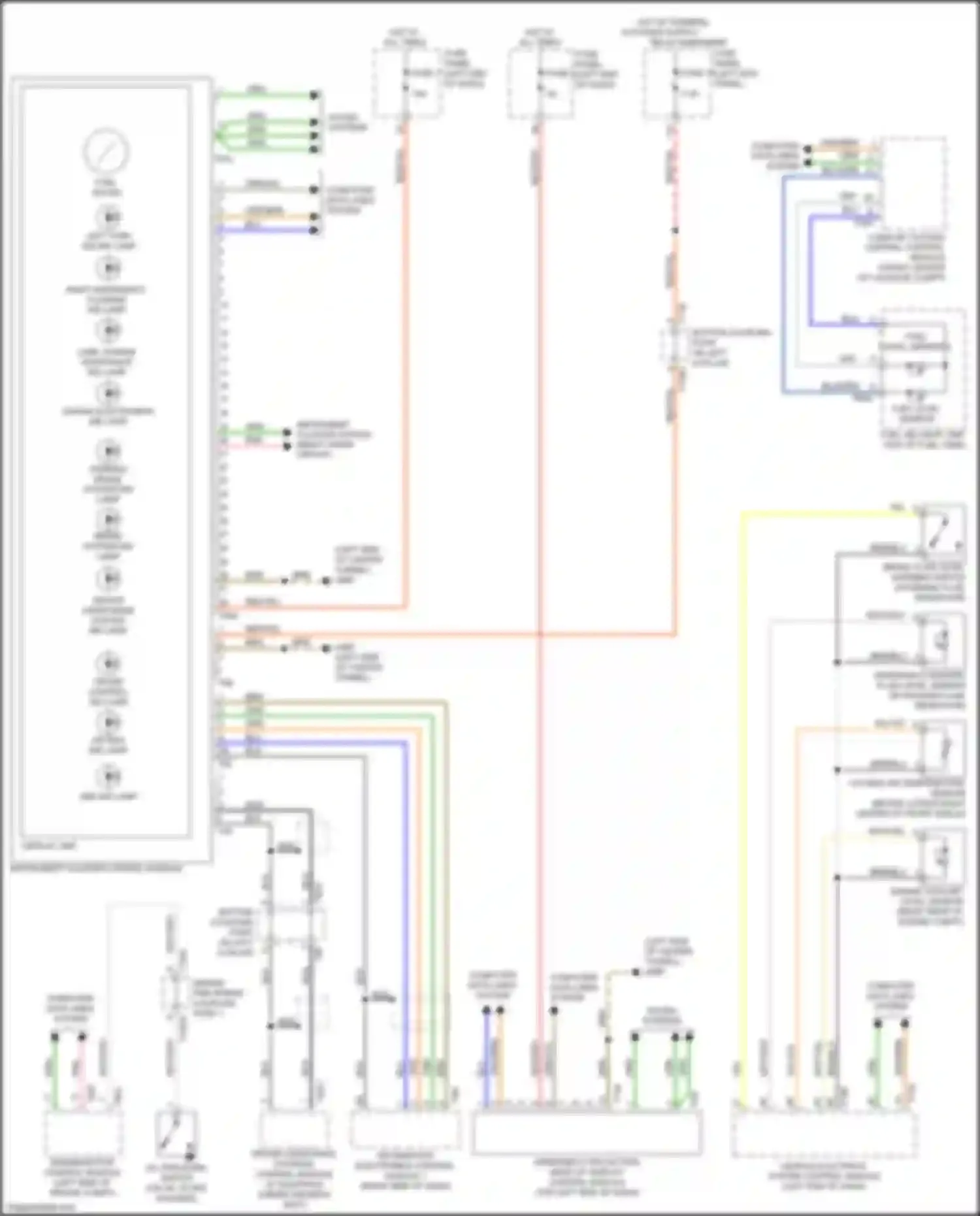 Wiring diagram lane change assistance ind lamp for Audi S7 4K (2019-2024) (1 of 1)