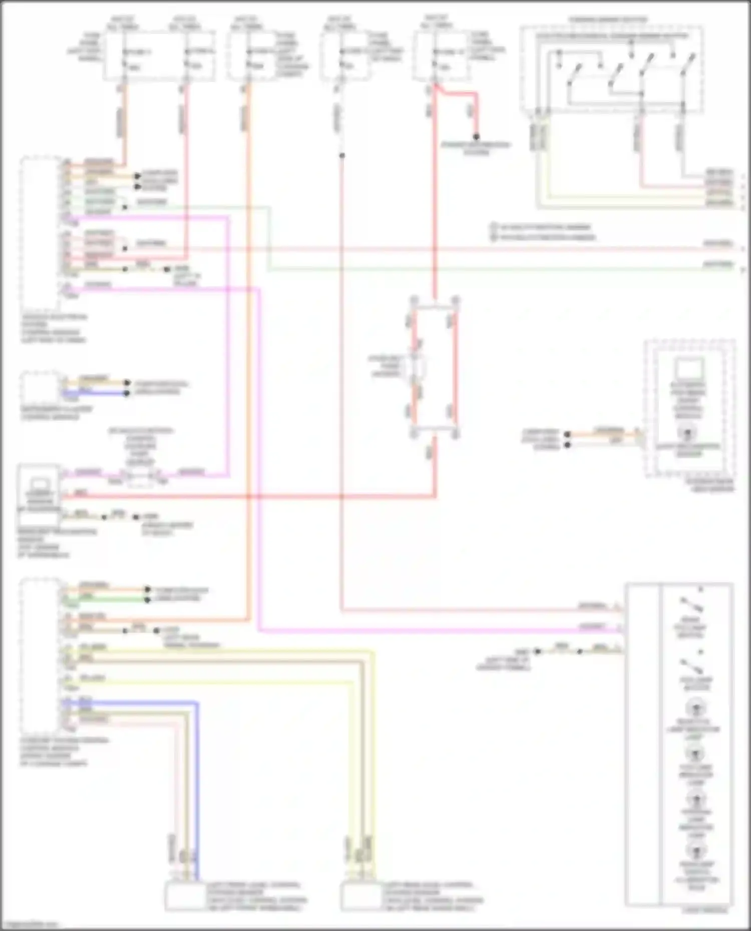 Wiring diagram light recognition sensor for Audi S7 4K (2019-2024) (4 of 4)