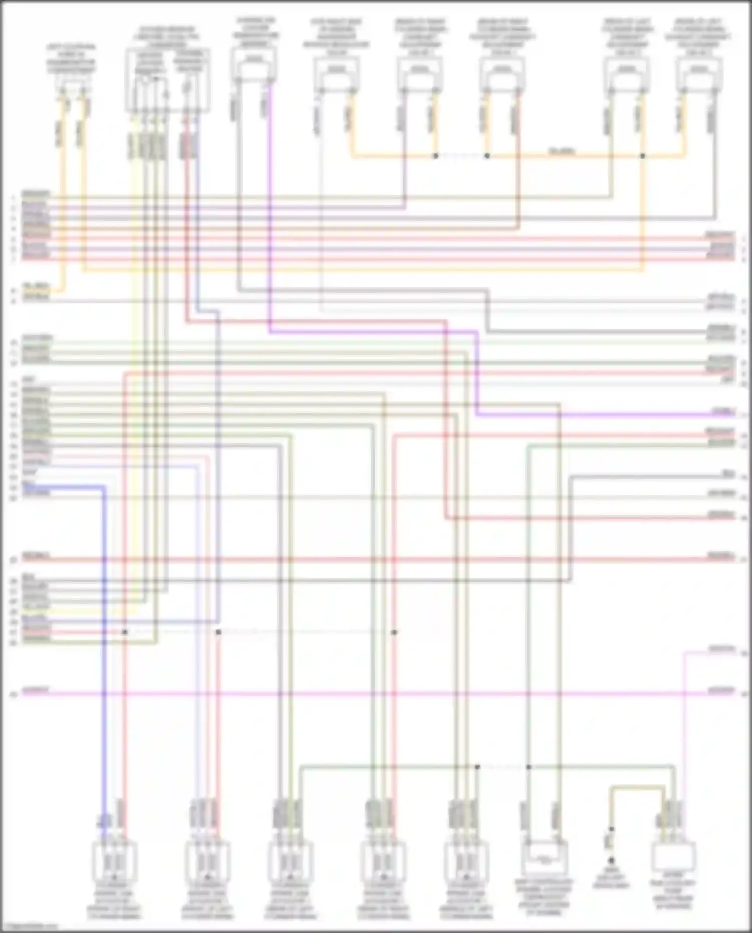 Wiring diagram oxygen sensor 2 heater for Audi S7 4K (2019-2024) (1 of 1)