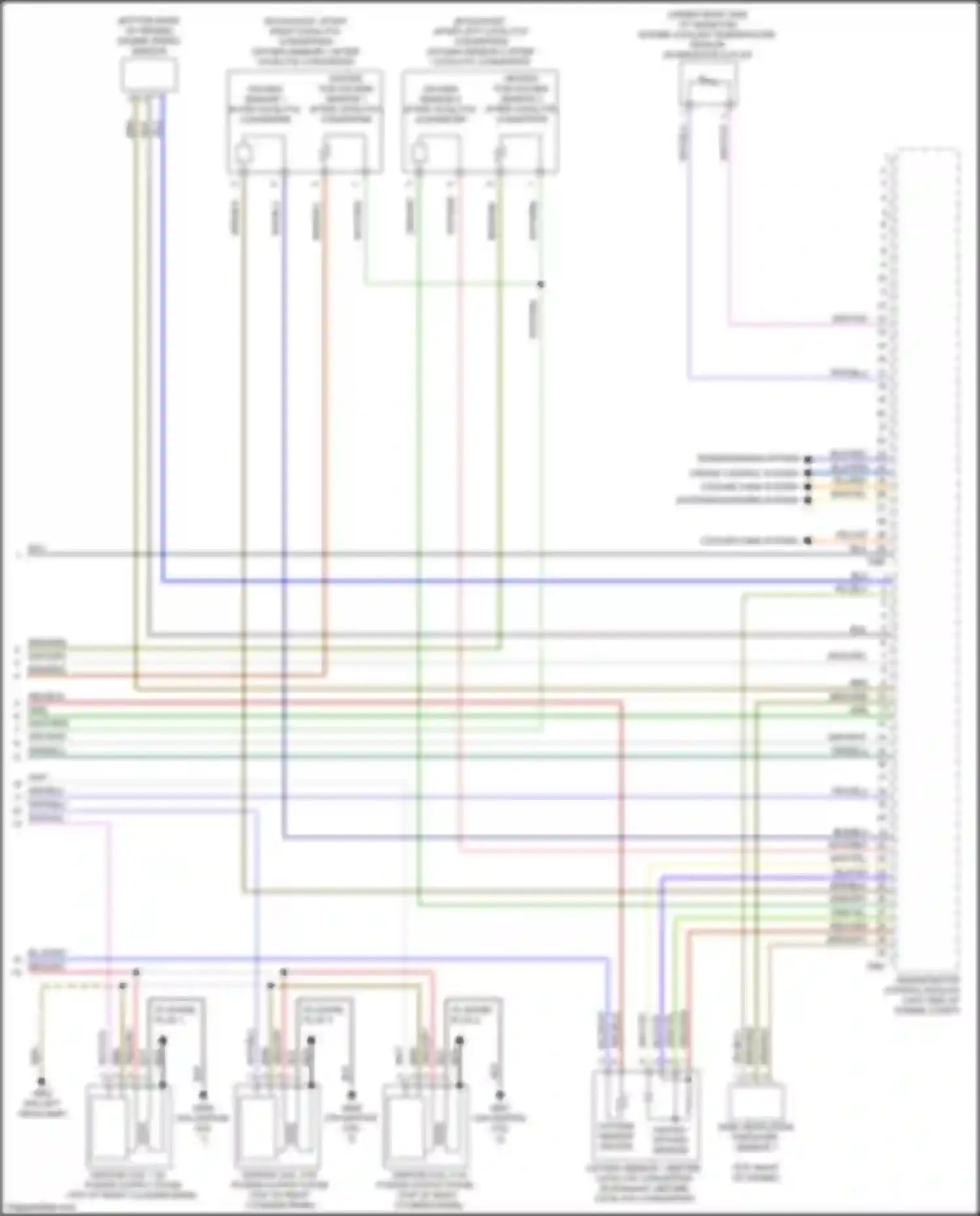 Wiring diagram oxygen sensor heater for Audi S7 4K (2019-2024) (1 of 1)