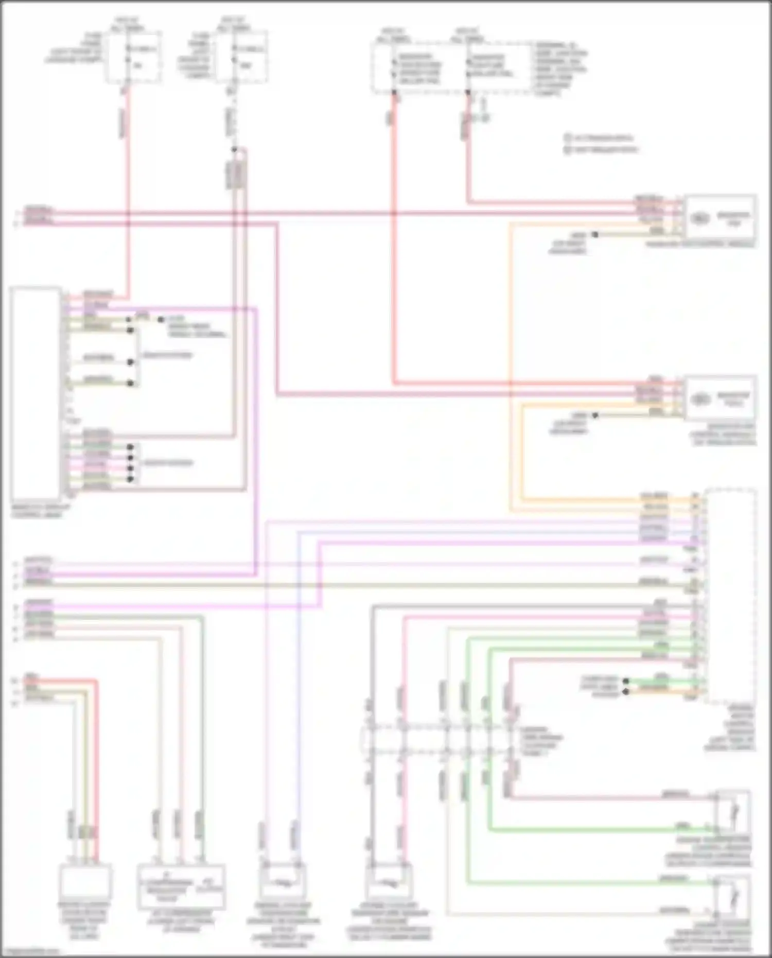 Wiring diagram radiator fan second speed fuse for Audi S7 4K (2019-2024) (3 of 5)