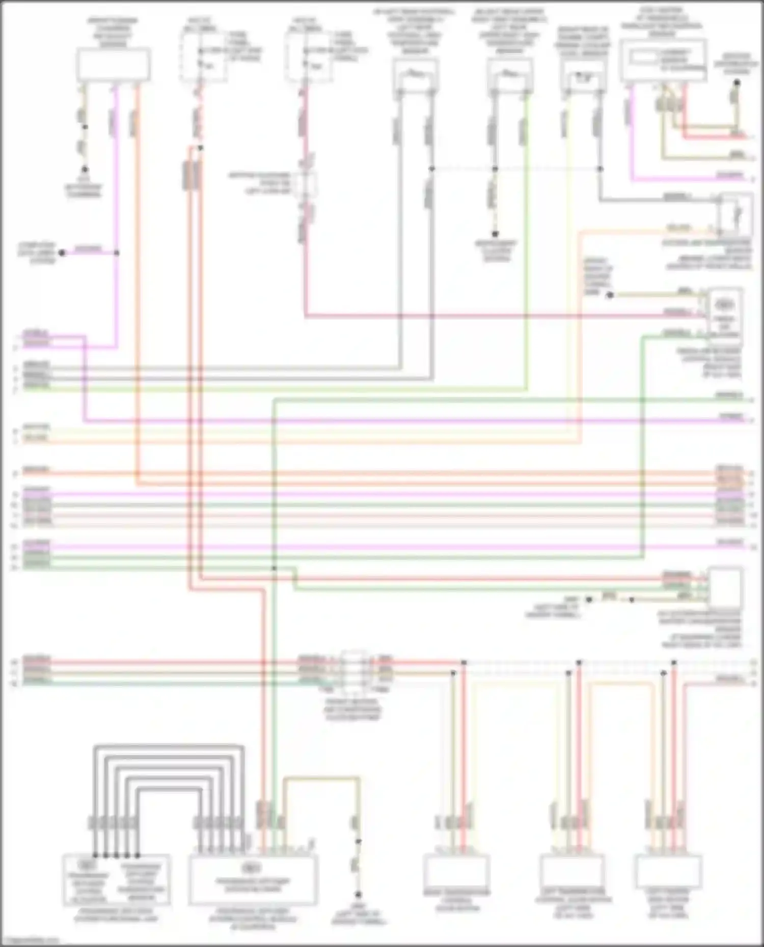 Wiring diagram rain/light recognition sensor for Audi S7 4K (2019-2024) (1 of 11)