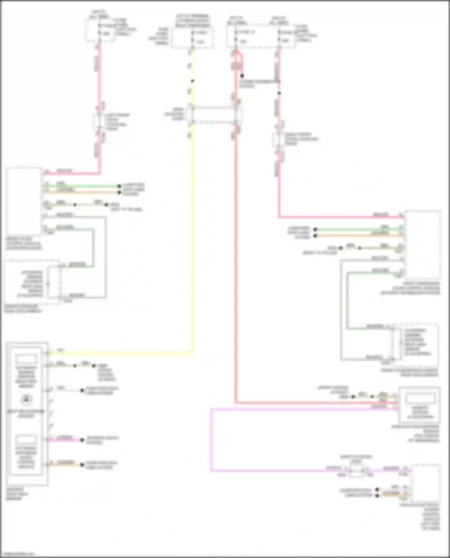 Wiring diagram rain/light recognition sensor for Audi S7 4K (2019-2024) (4 of 11)