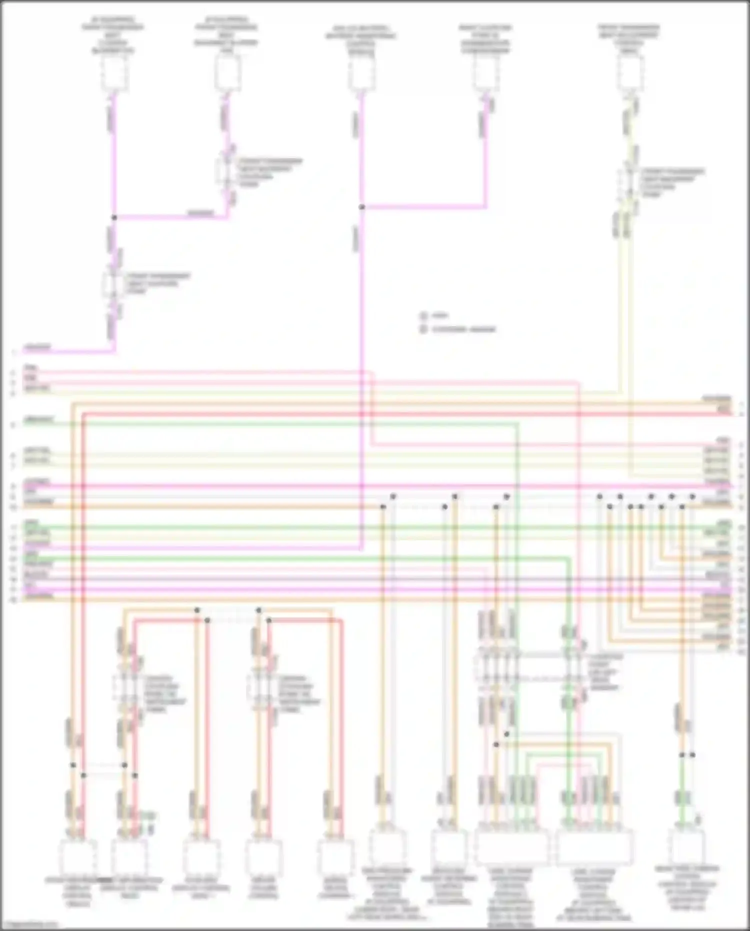 Wiring diagram rear view camera system control module for Audi S7 4K (2019-2024) (1 of 4)
