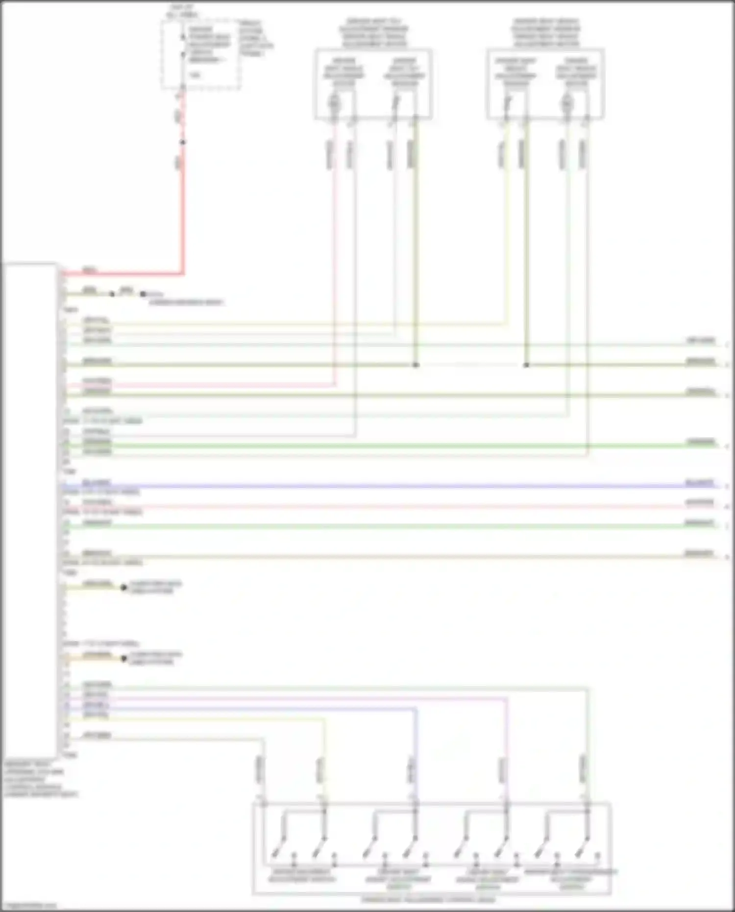 Wiring diagram relay & fuse panel 2 for Audi S7 4K (2019-2024) (5 of 8)