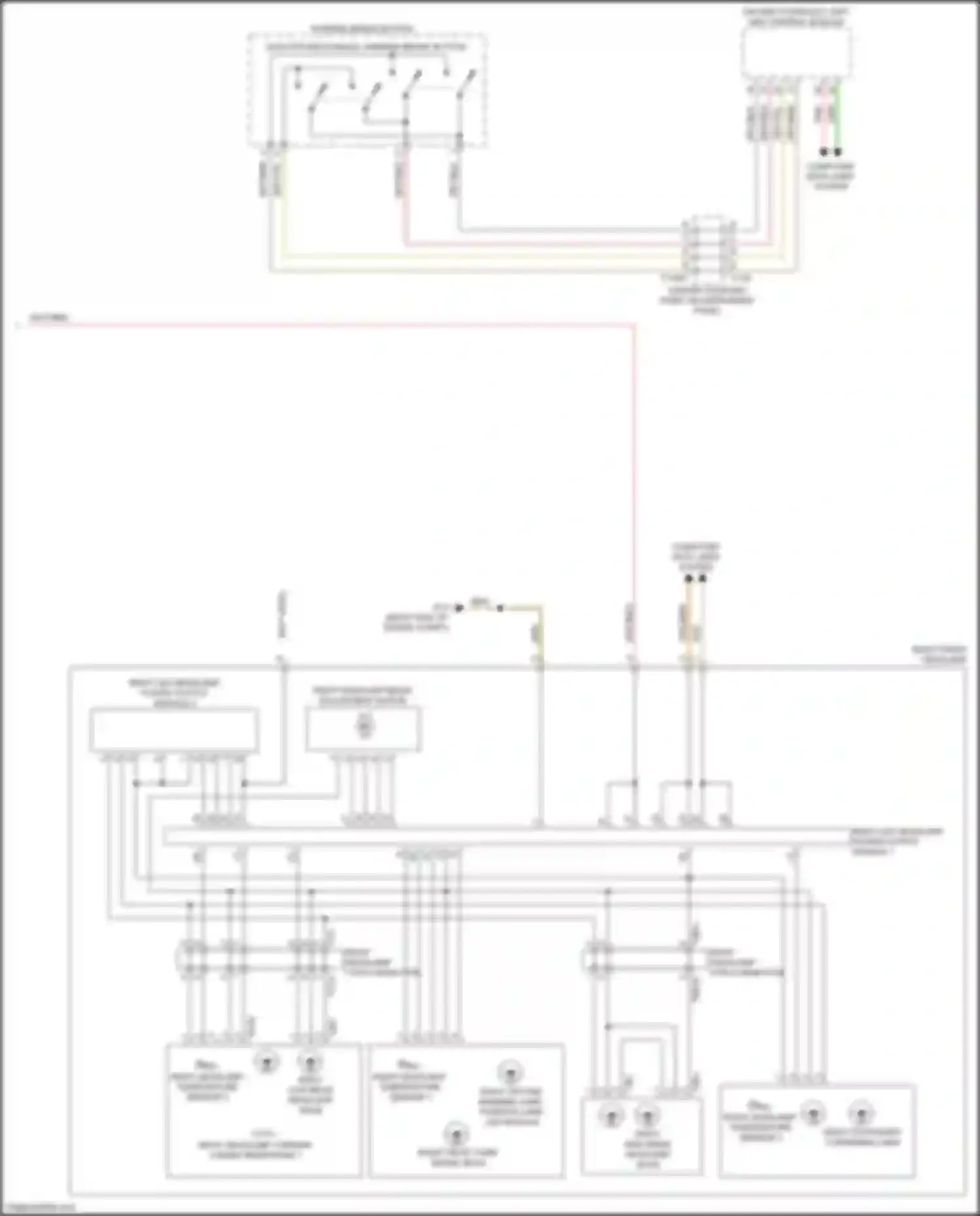 Wiring diagram right daytime running lamp, position lamp led module for Audi S7 4K (2019-2024) (3 of 4)