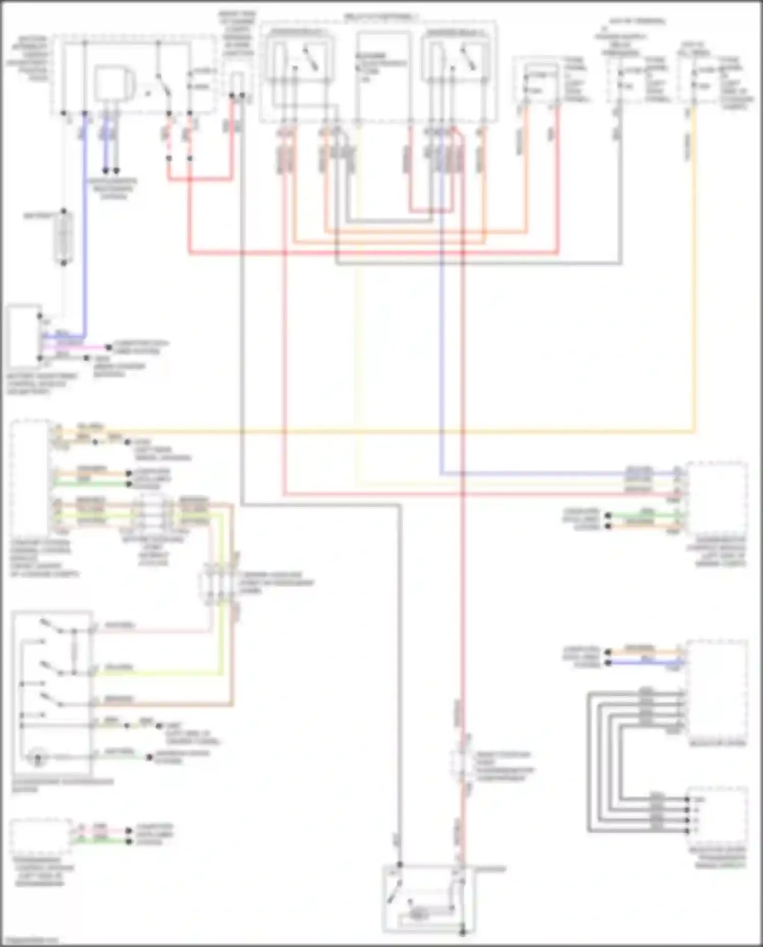 Wiring diagram starter relay 2 for Audi S7 4K (2019-2024) (2 of 2)