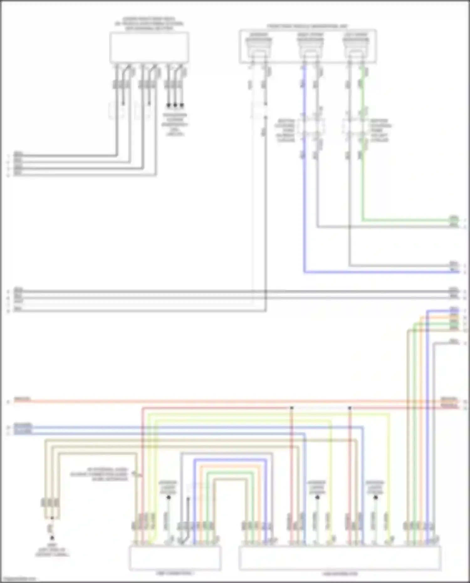 Wiring diagram usb distributor for Audi S7 4K (2019-2024) (3 of 9)