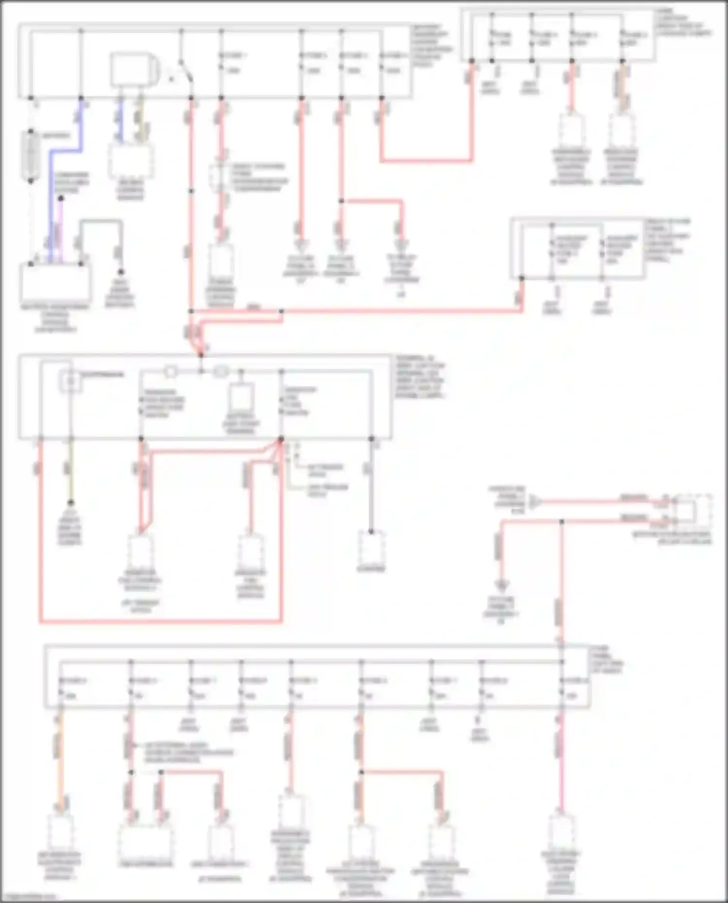 Wiring diagram w/ external audio source connection audio music interface for Audi S7 4K (2019-2024) (5 of 9)