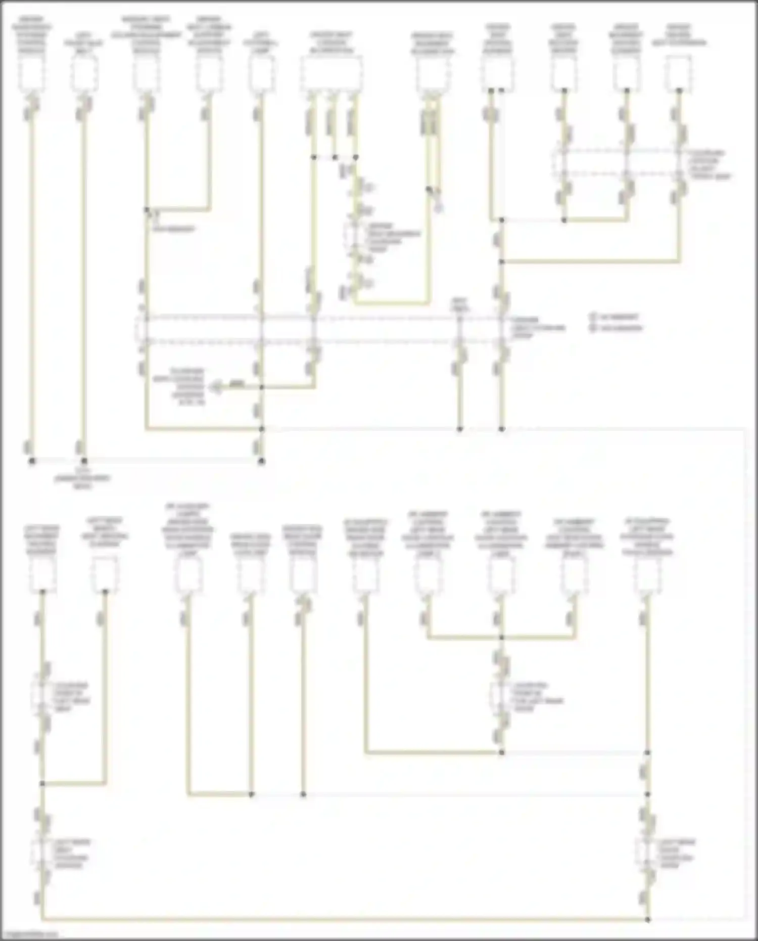 Wiring diagram w/ memory for Audi S7 4K (2019-2024) (2 of 5)