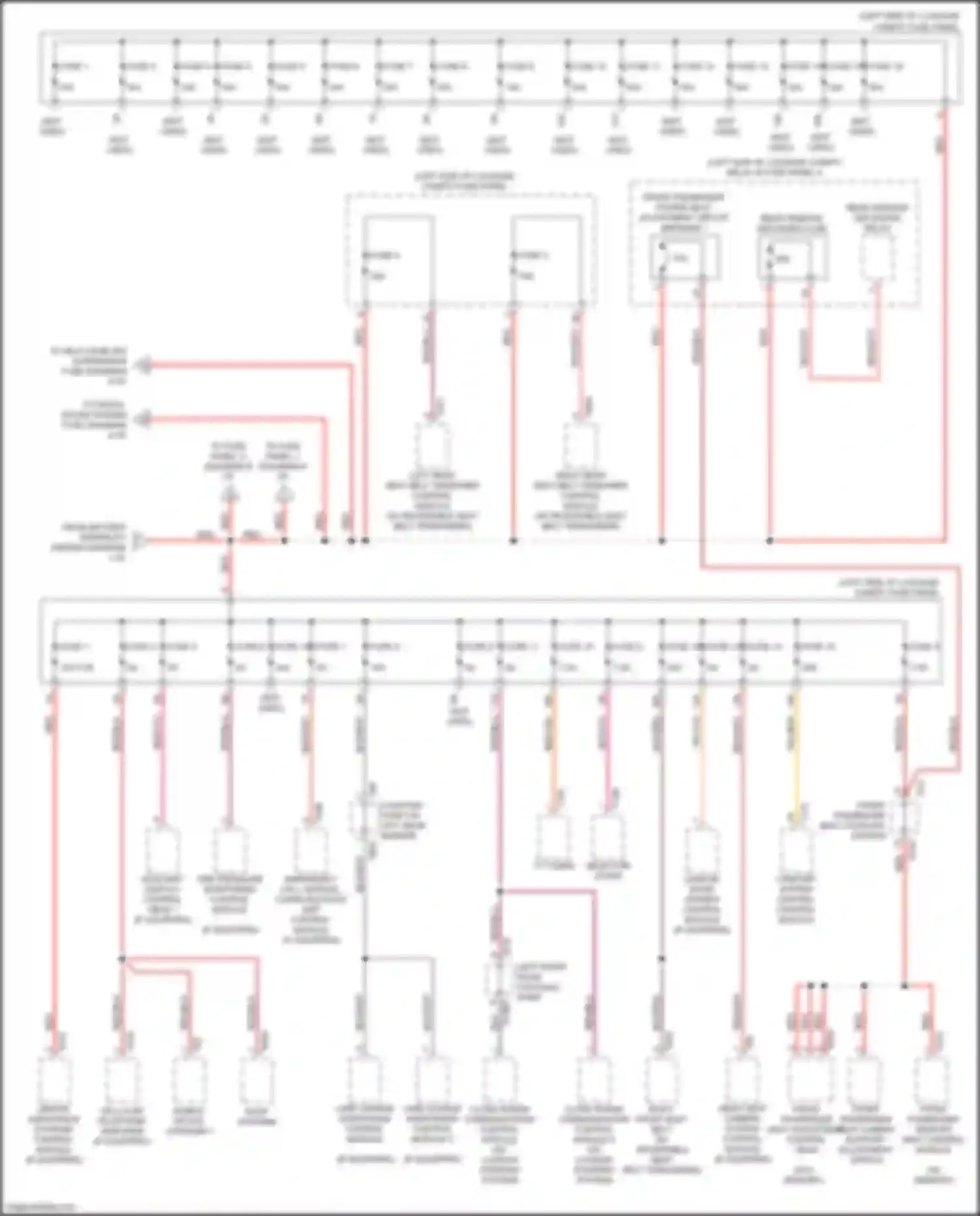 Wiring diagram w/o memory for Audi S7 4K (2019-2024) (5 of 5)