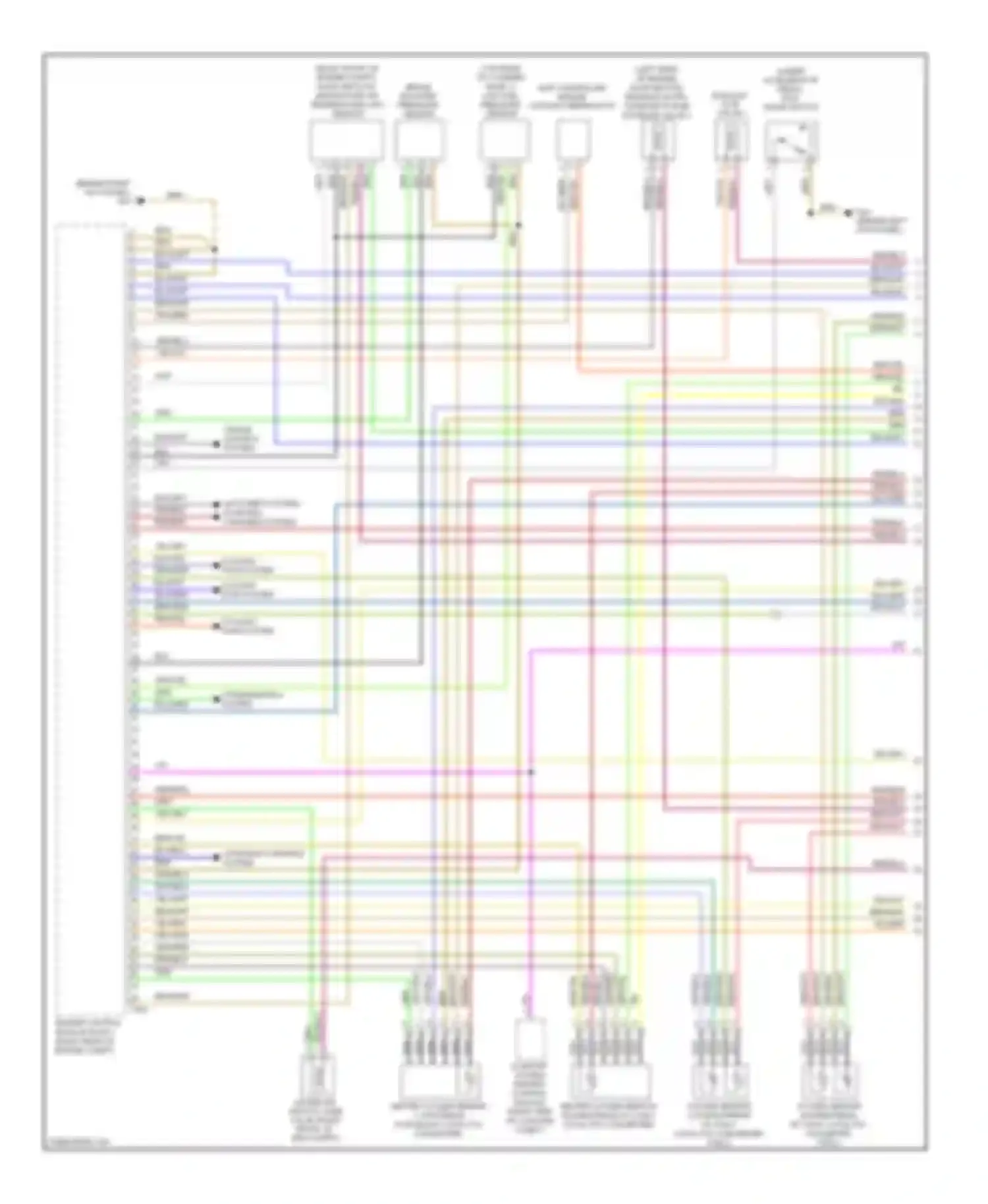 S8 Audi D3 facelift (2007-2011): Wiring diagram engine performance 5.2l (1 of 8)