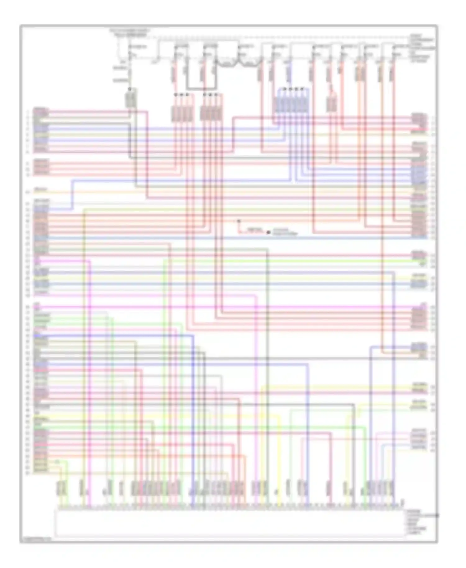 Wiring diagram fuse 6 for Audi S8 D3 facelift (2007-2011) (10 of 14)