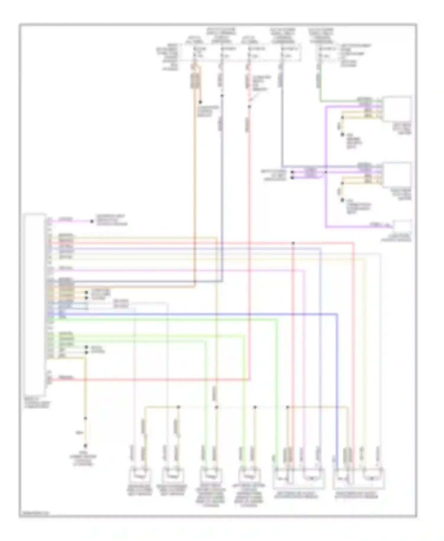 Wiring diagram fuse 9 for Audi S8 D3 facelift (2007-2011) (9 of 20)