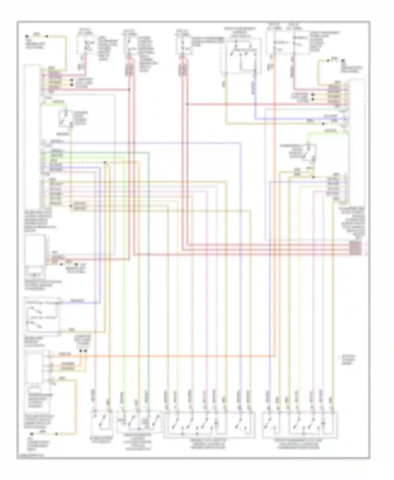 Wiring diagram alarm system off switch for Audi S8 D3 facelift (2007-2011)