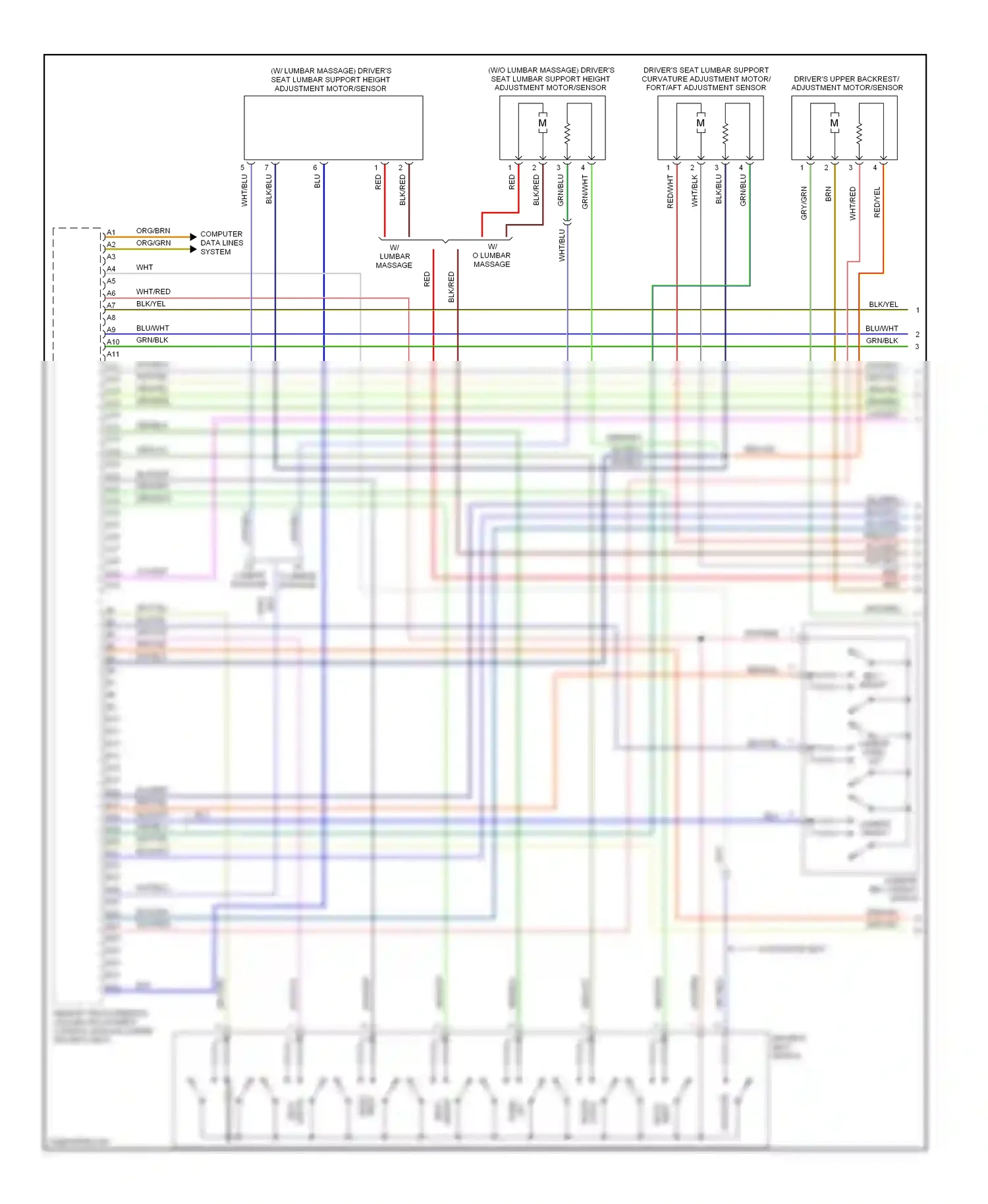 Audi S8 D3 facelift (2007-2011) org/brn wiring diagram  (21 of 61)
