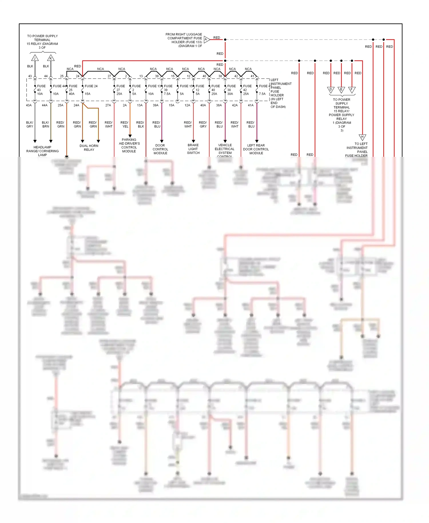 Audi S8 D3 facelift (2007-2011) yel wiring diagram  (36 of 55)